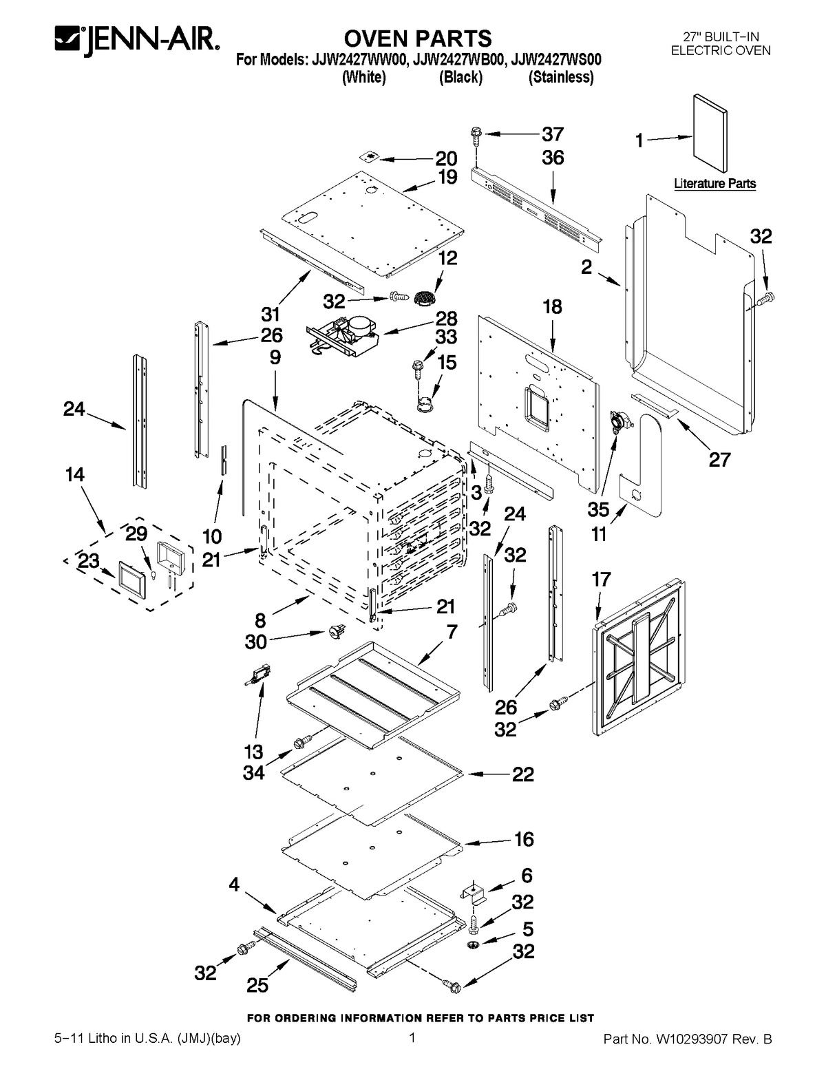 01 - OVEN PARTS