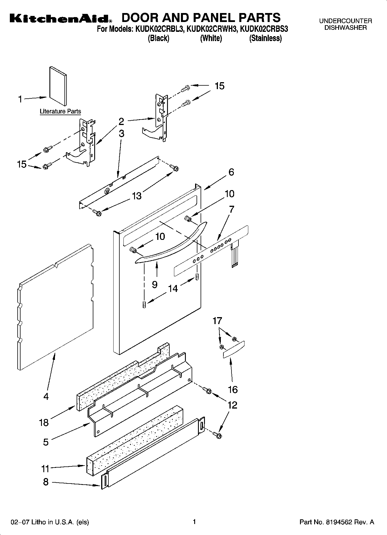 01 - DOOR AND PANEL PARTS