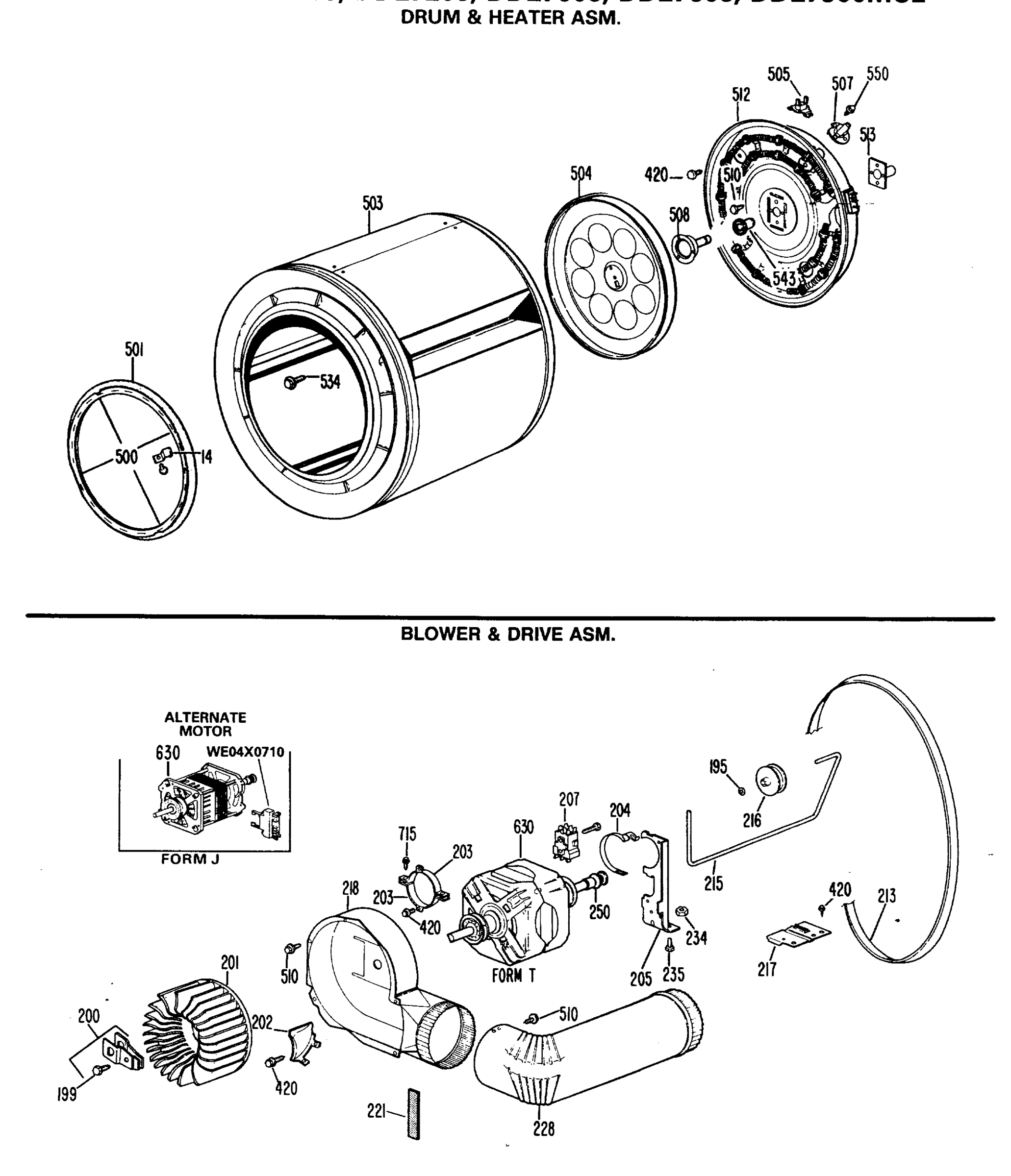 DRUM & HEATER ASM.