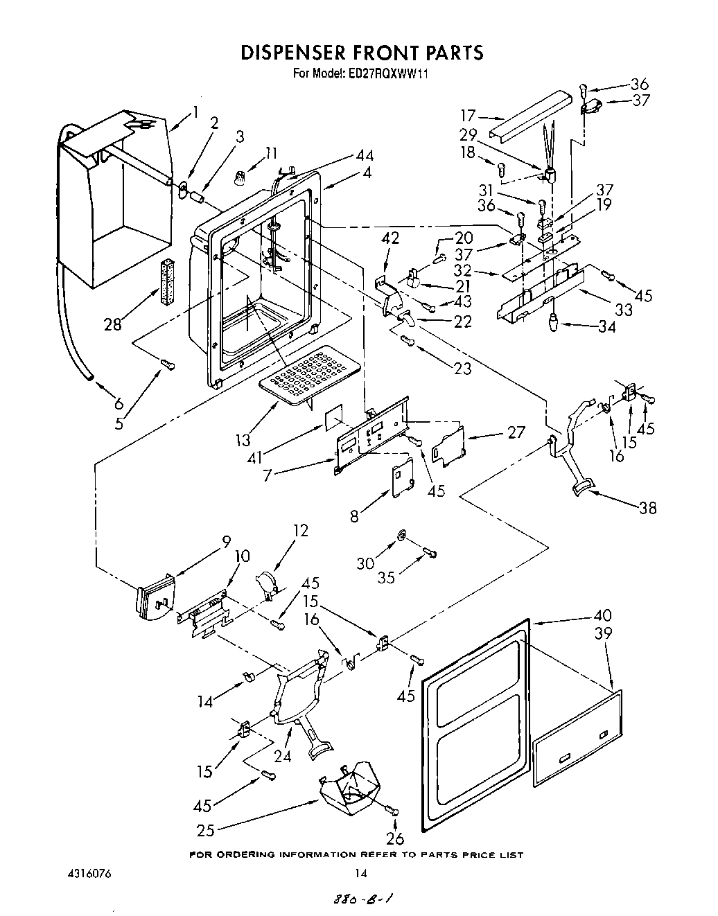 09 - DISPENSER FRONT