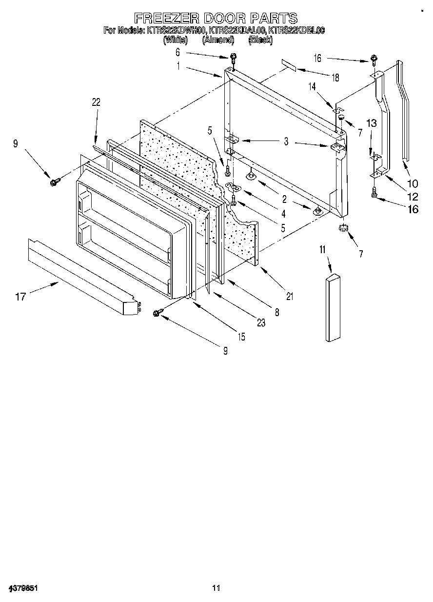 07 - FREEZER DOOR