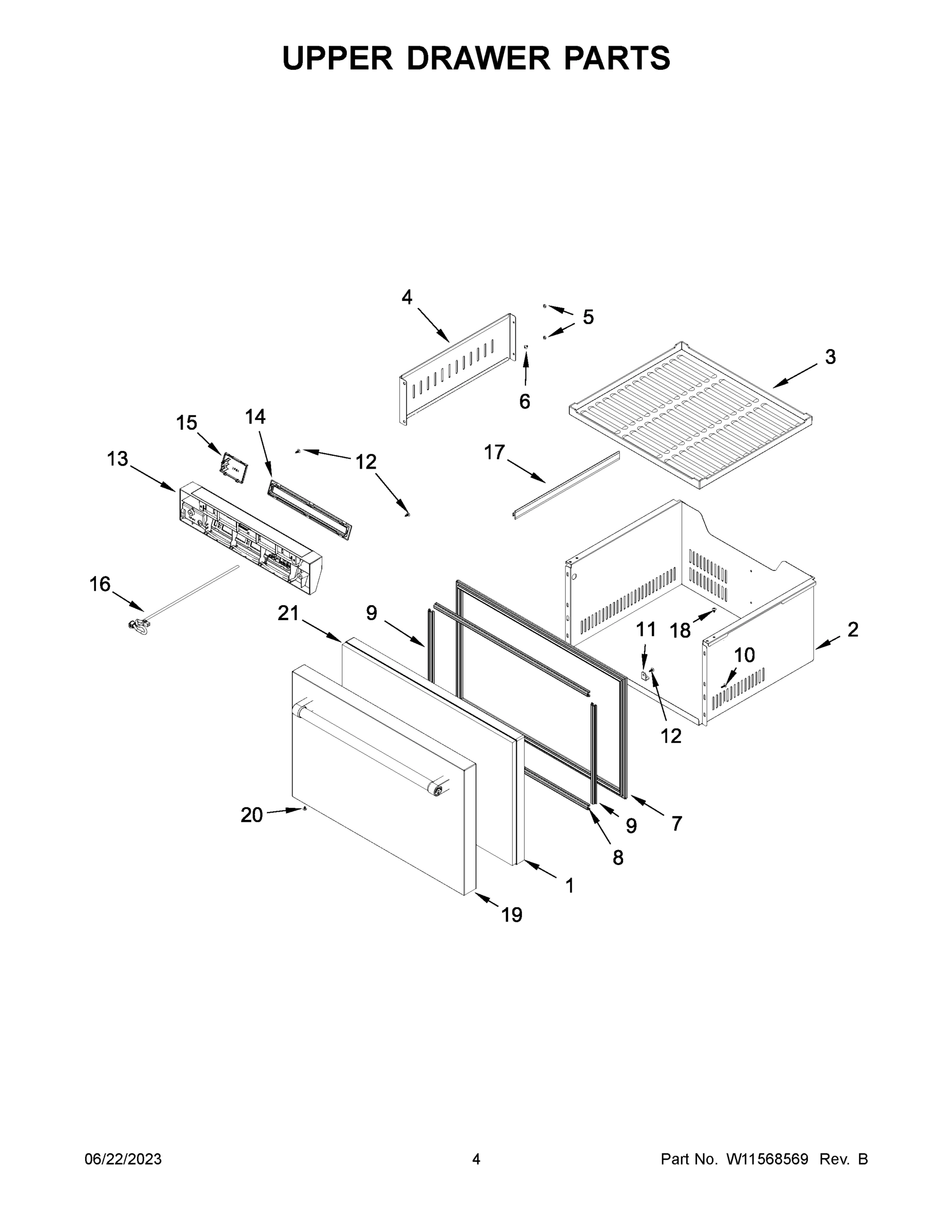 03 - UPPER DRAWER PARTS