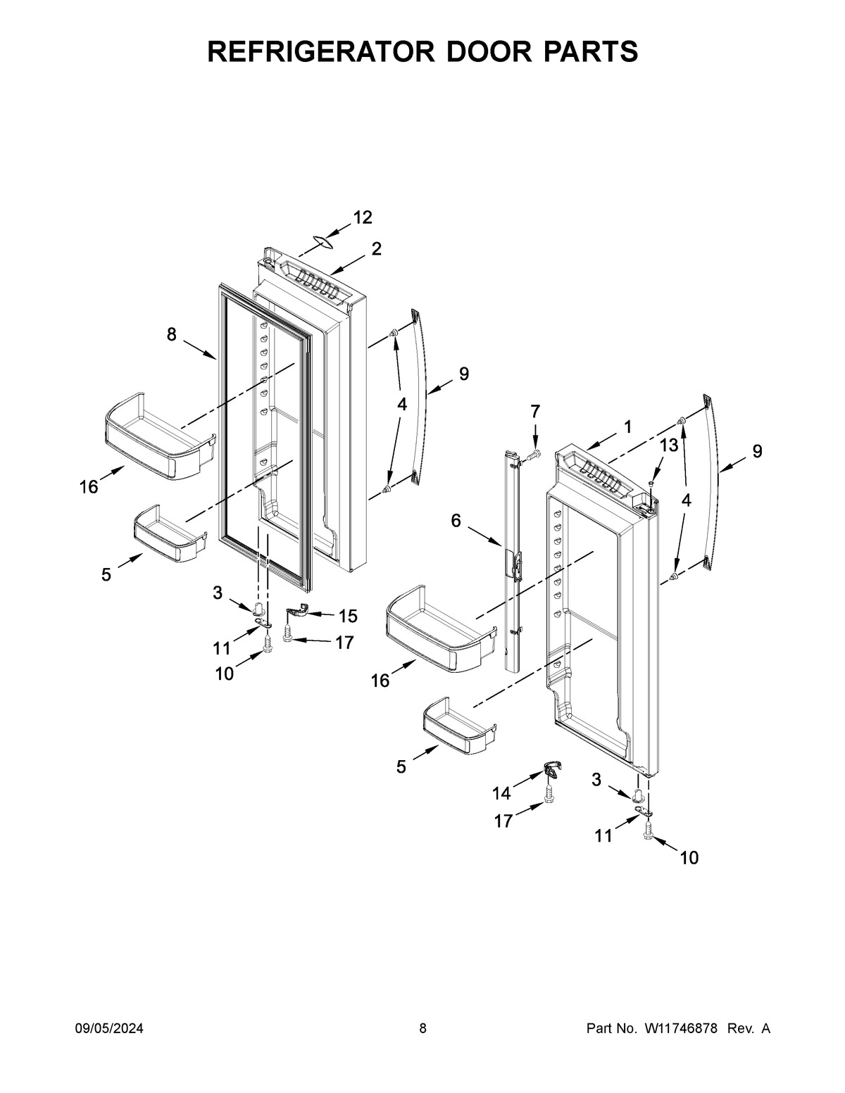 05 - REFRIGERATOR DOOR PARTS