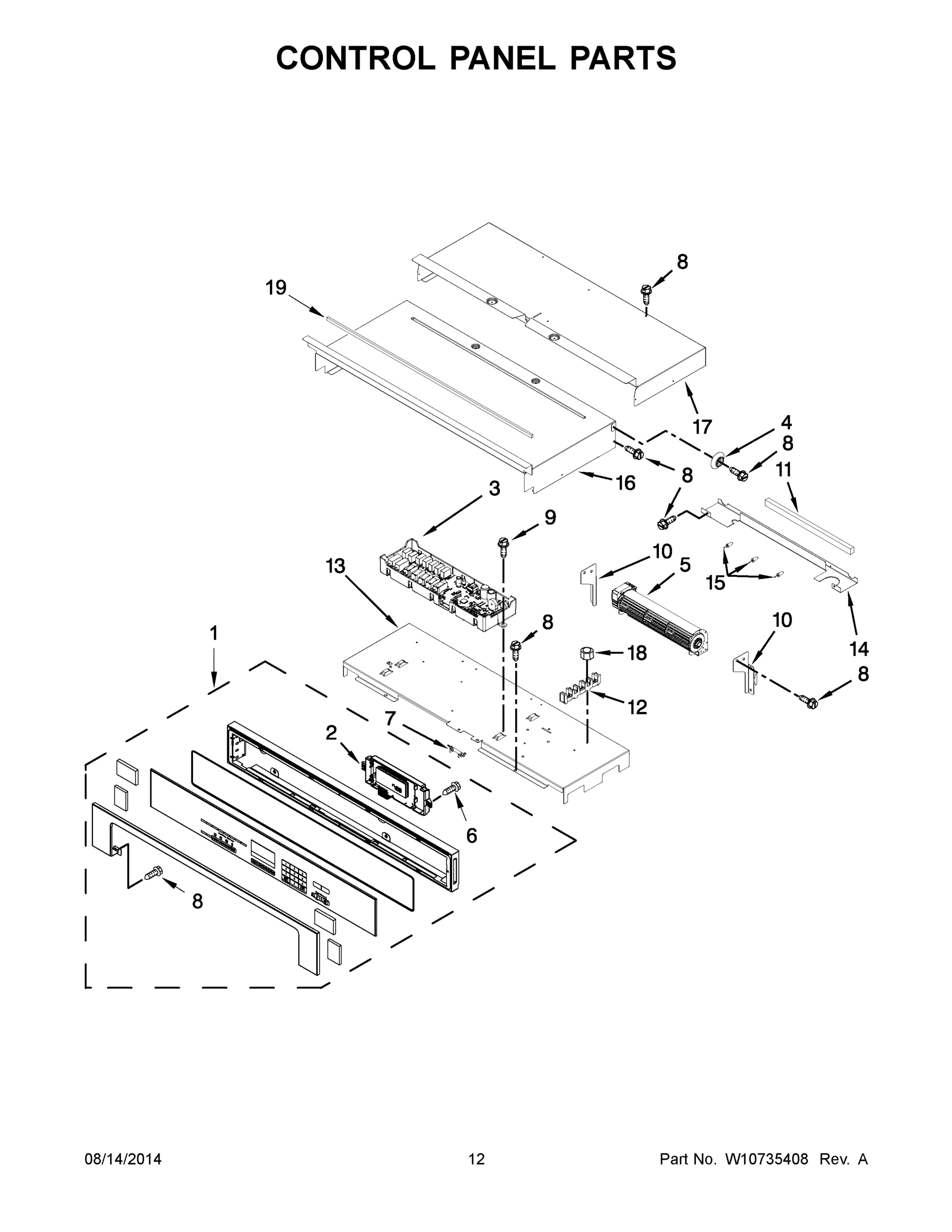 07 - CONTROL PANEL PARTS