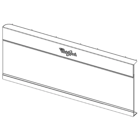 W11206887 Whirlpool Microwave Door