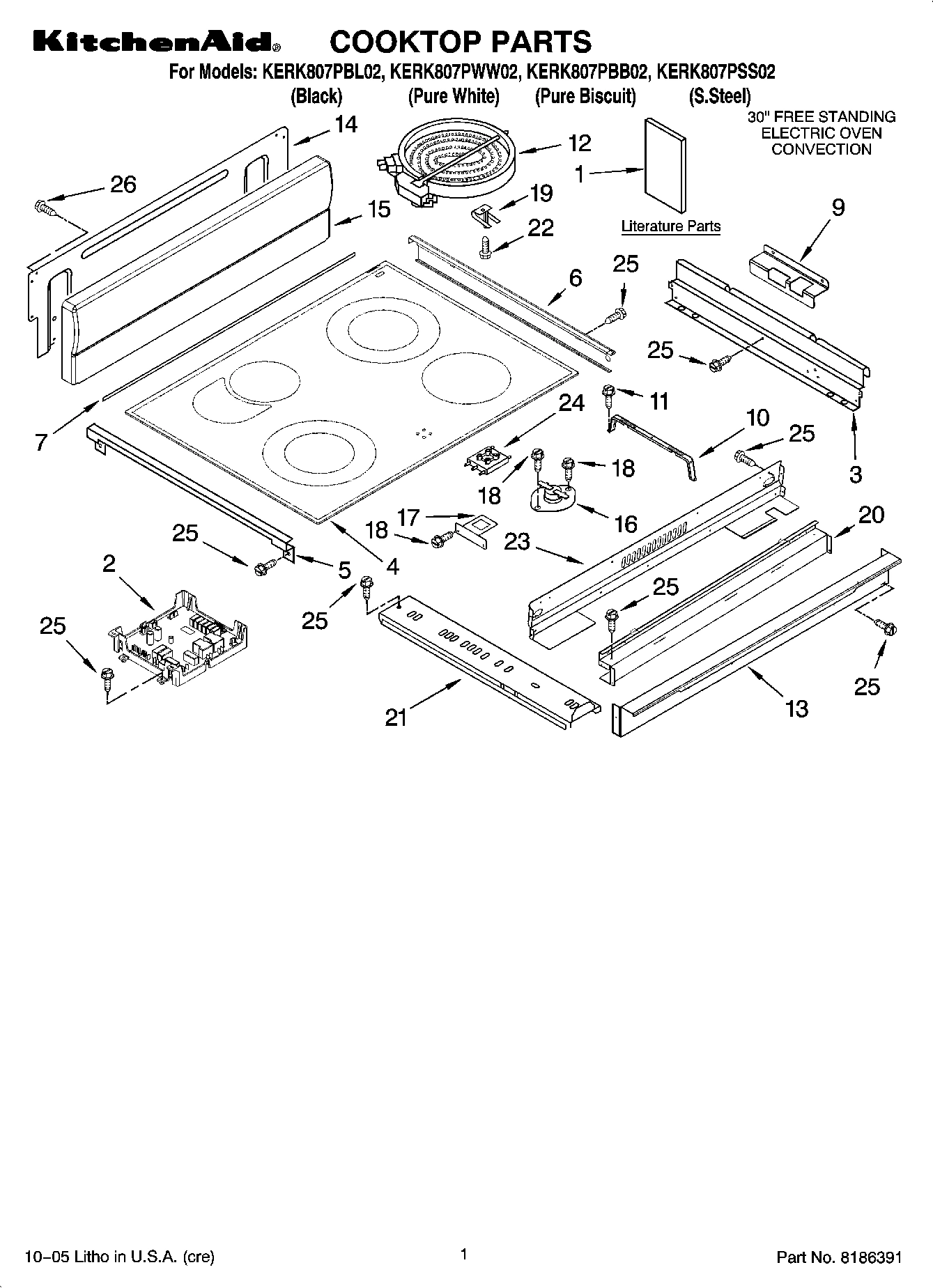 01 - COOKTOP PARTS