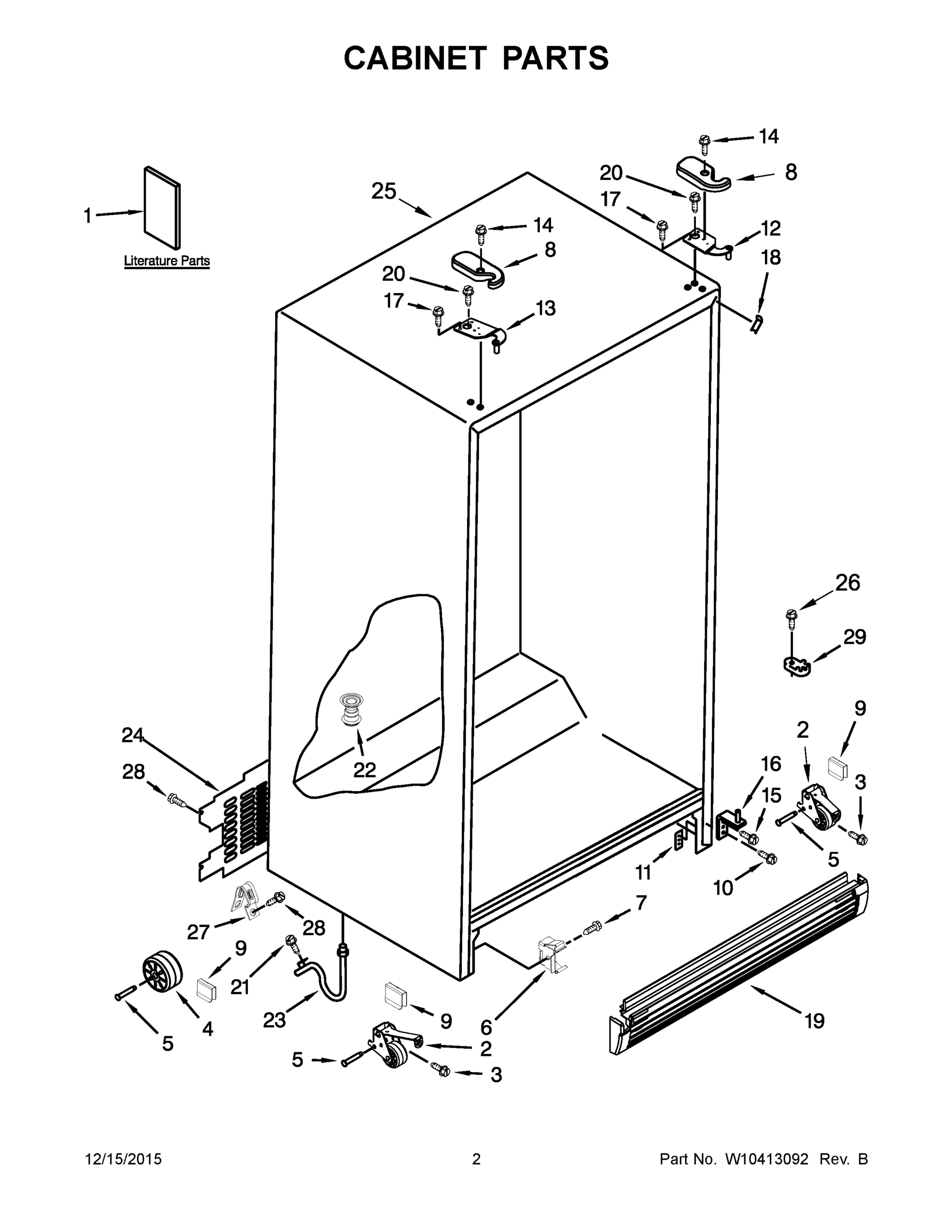 02 - CABINET PARTS