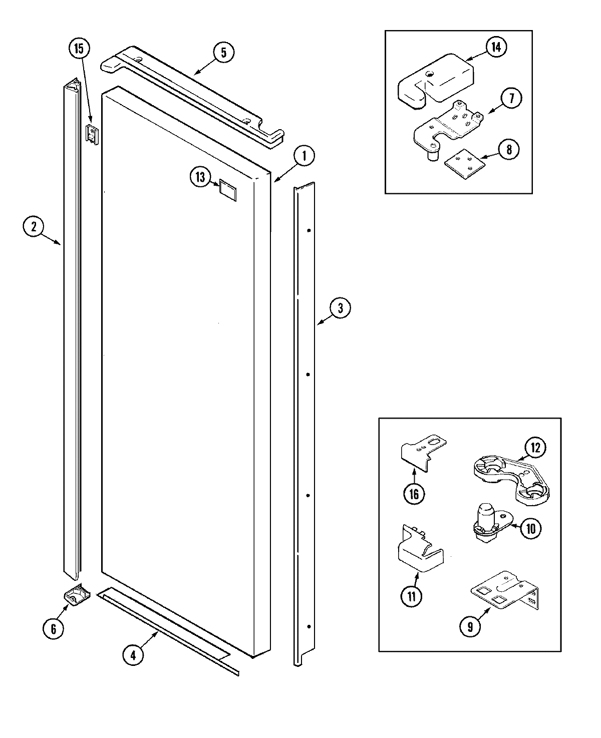 09 - FRESH FOOD OUTER DOOR (GC2228EED3/5/9)