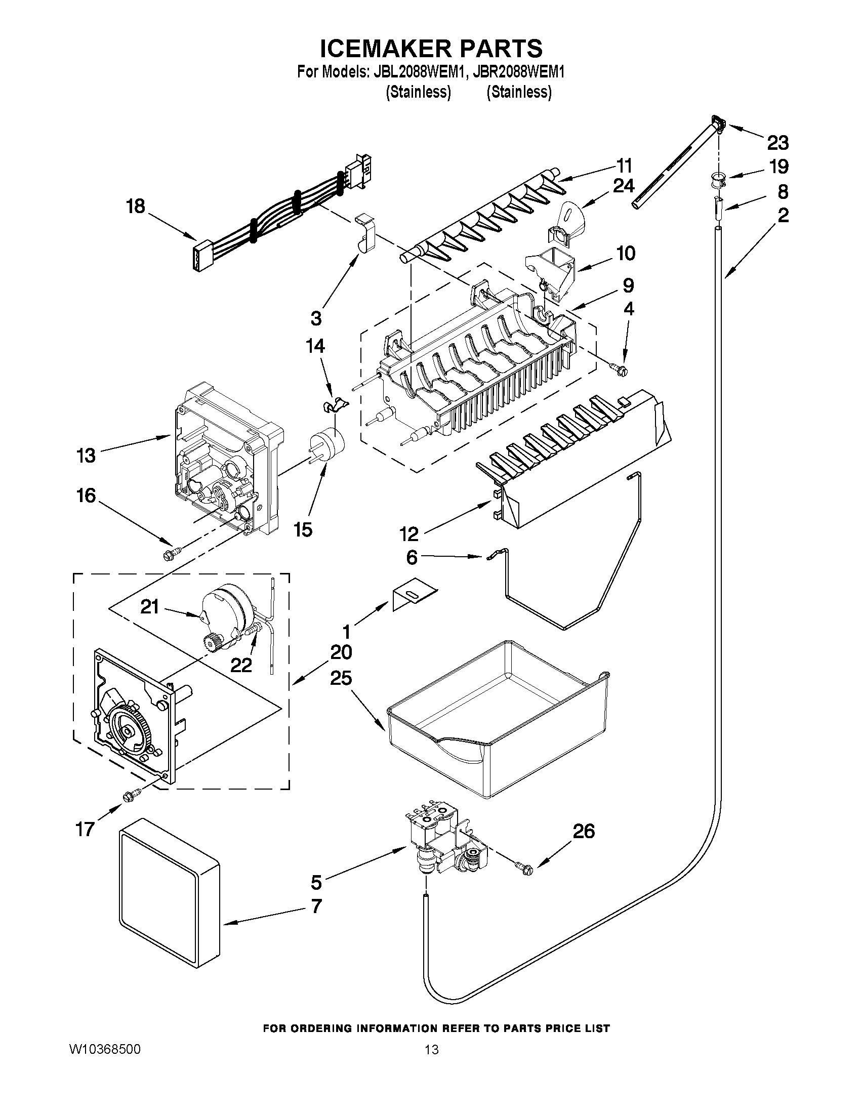 07 - ICEMAKER PARTS