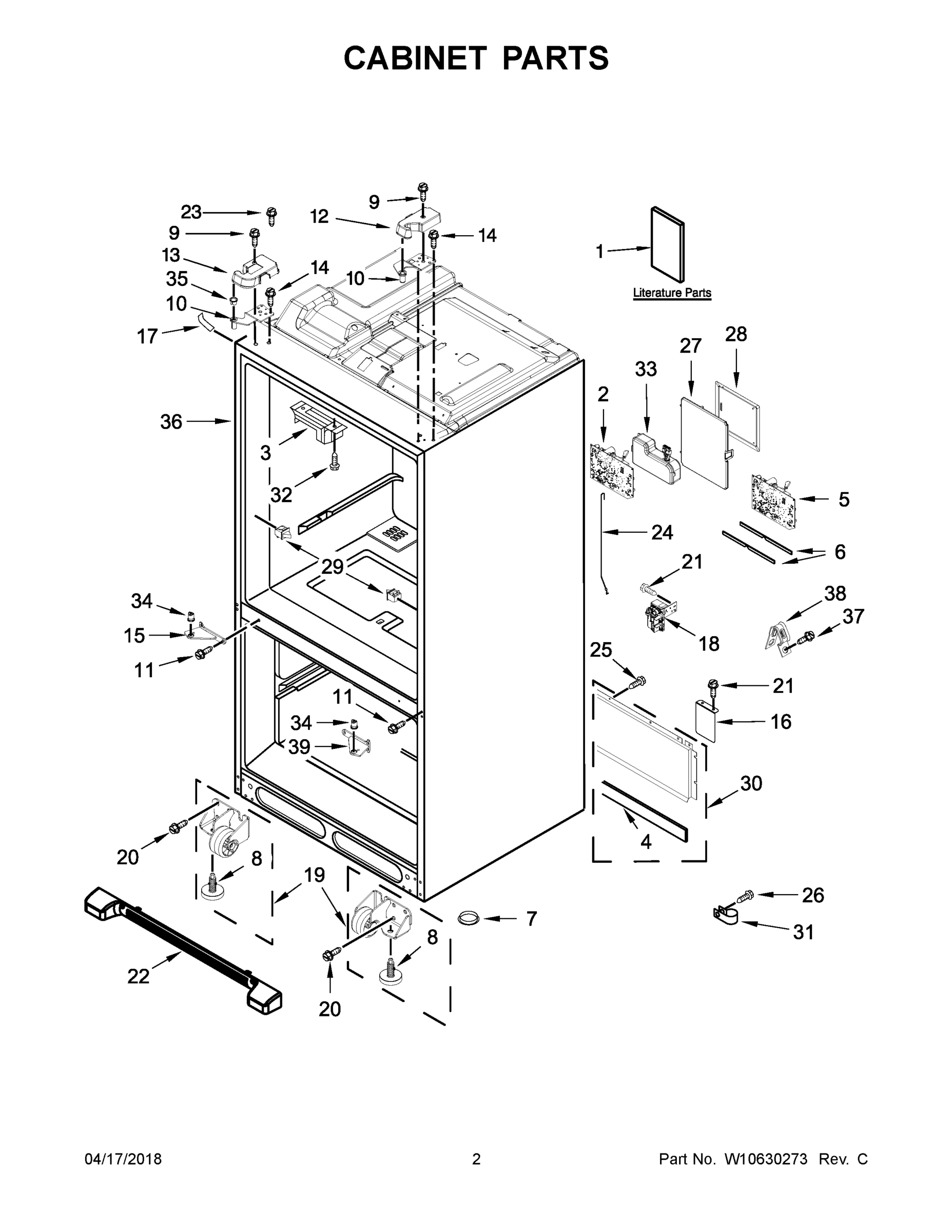02 - CABINET PARTS