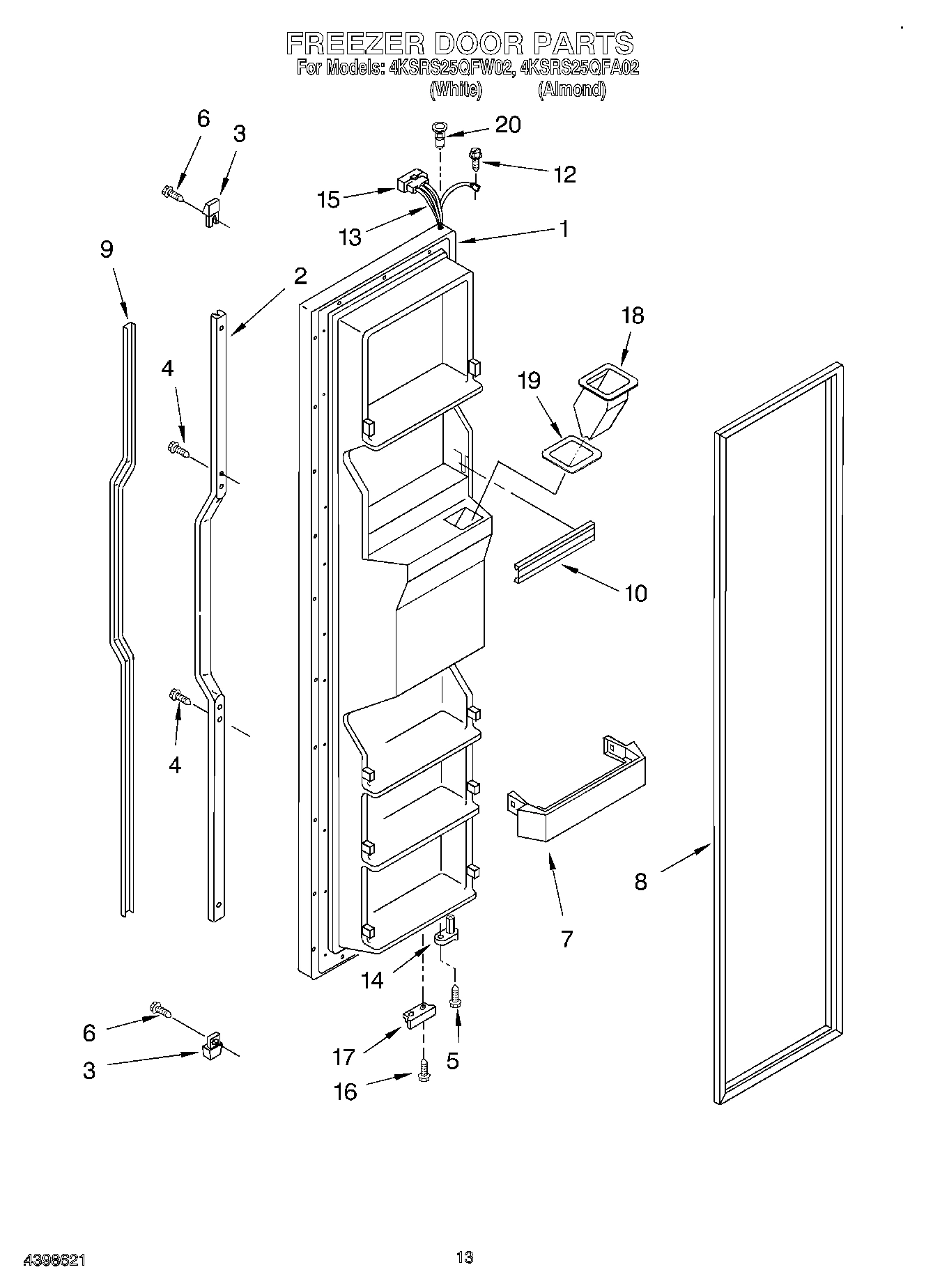 08 - FREEZER DOOR