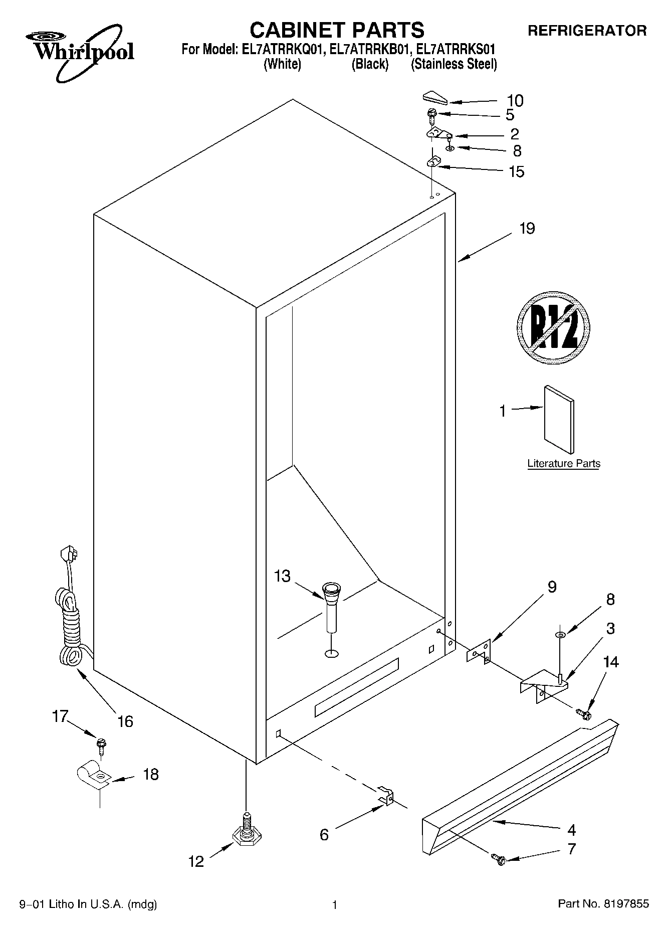 01 - CABINET, LITERATURE