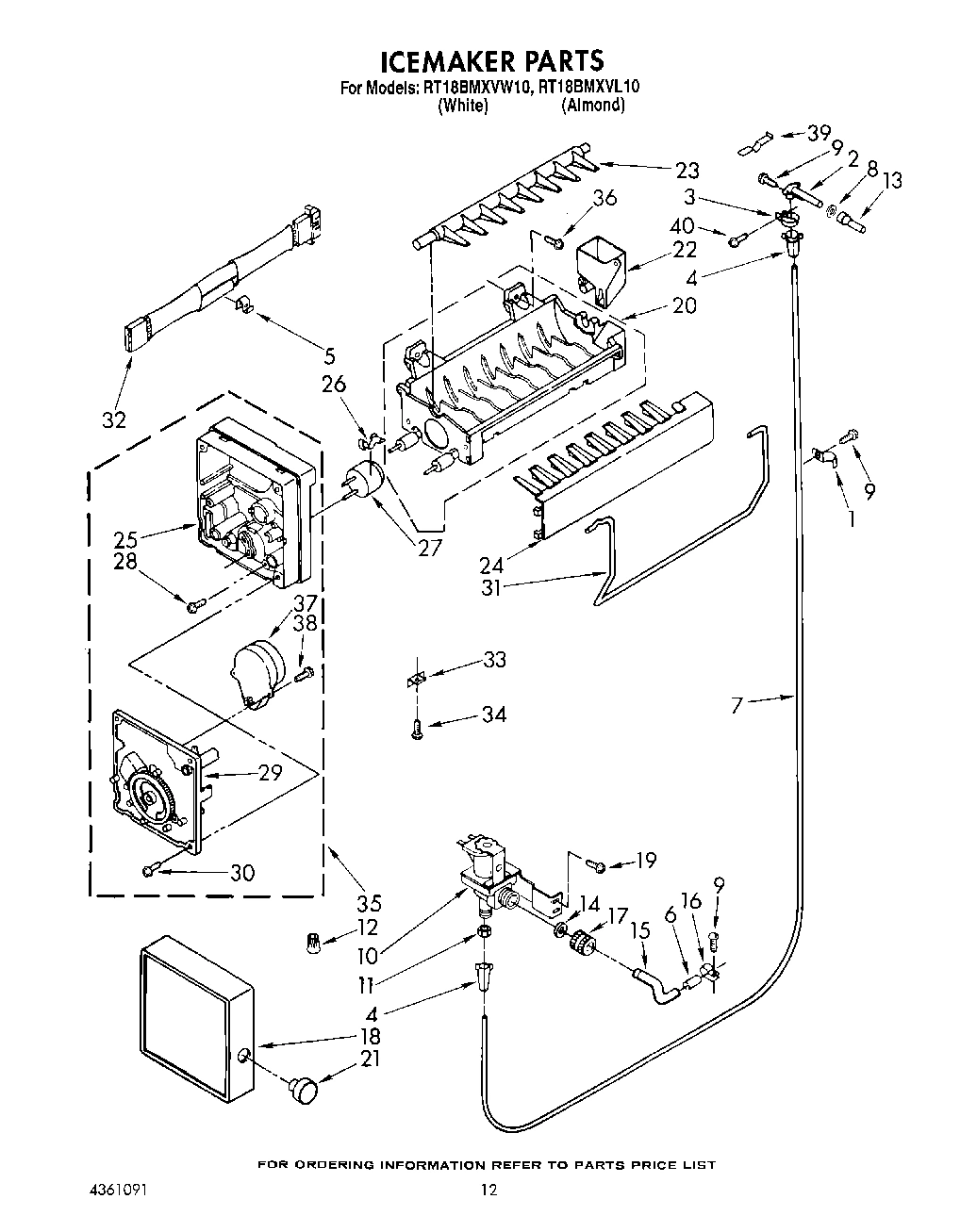 09 - ICEMAKER, LIT/OPTIONAL