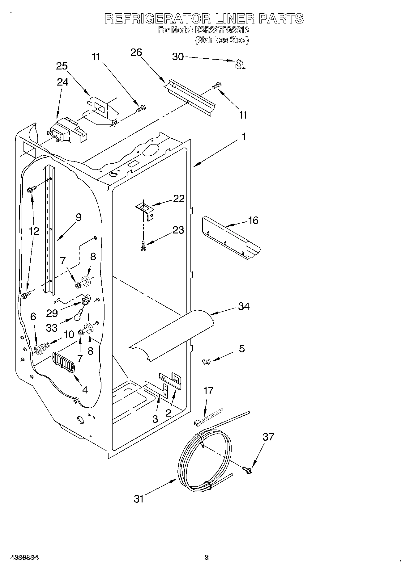 02 - REFRIGERATOR LINER
