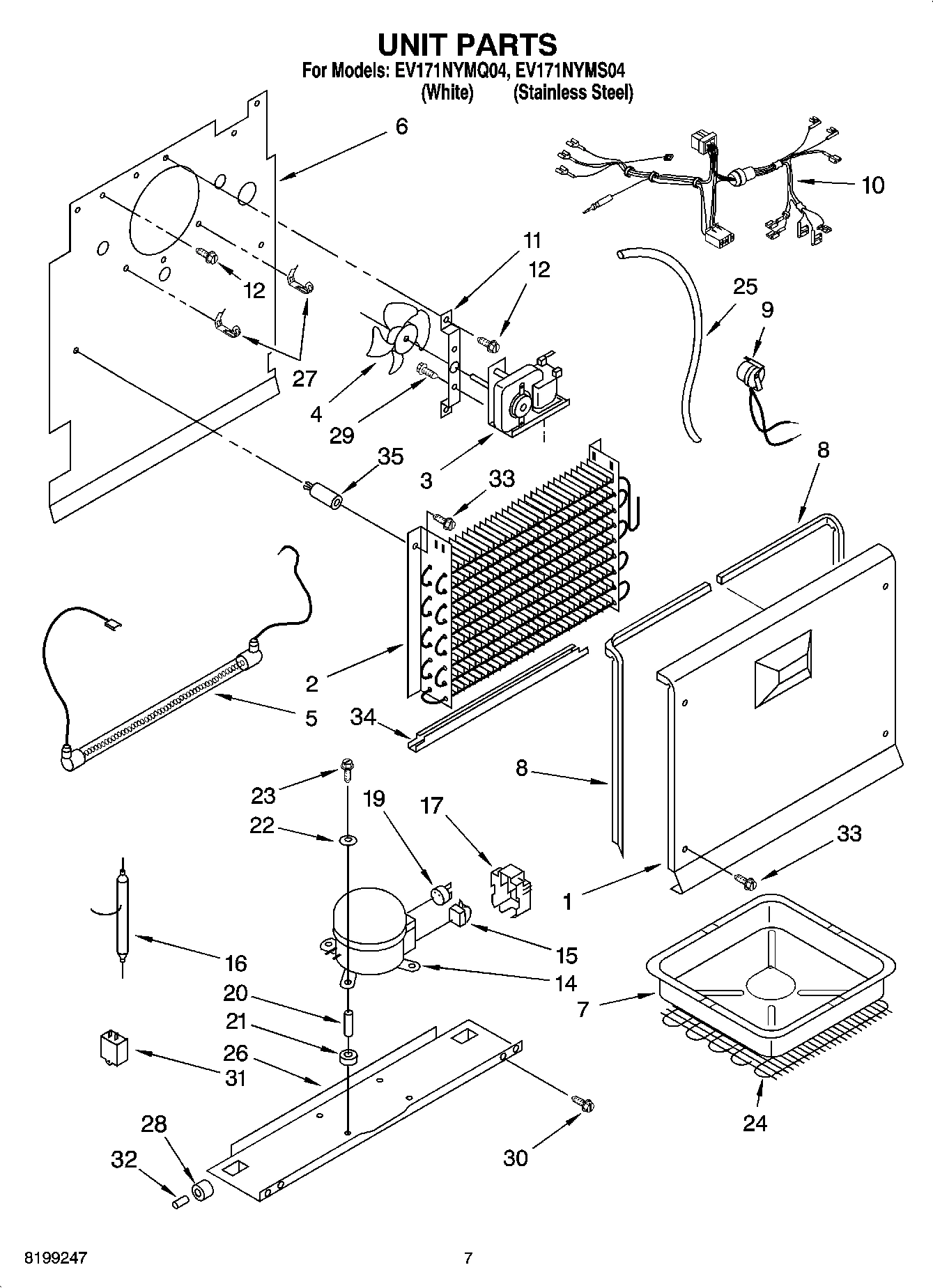 04 - UNIT PARTS, OPTIONAL PARTS (NOT INCLUDED)