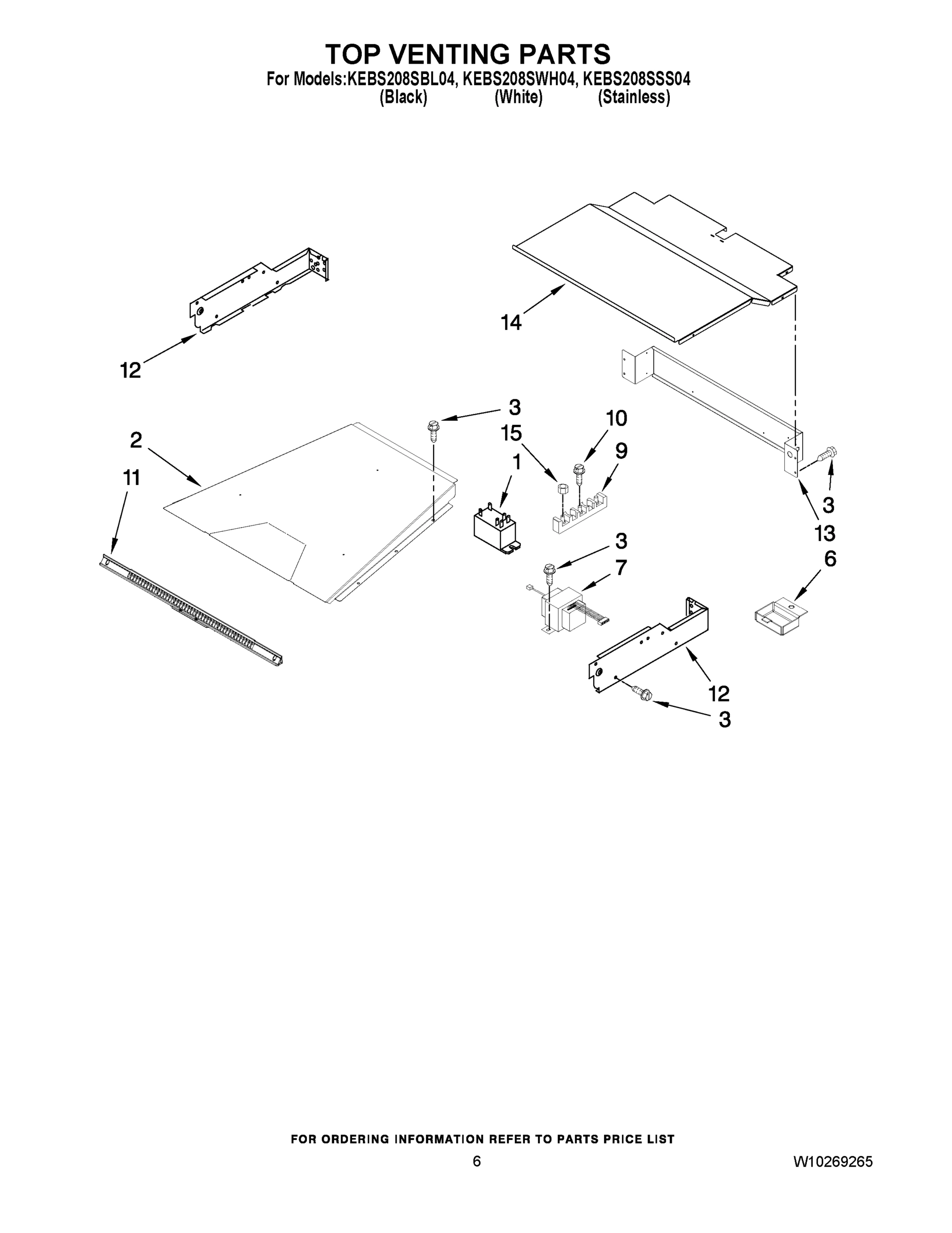 05 - TOP VENTING PARTS