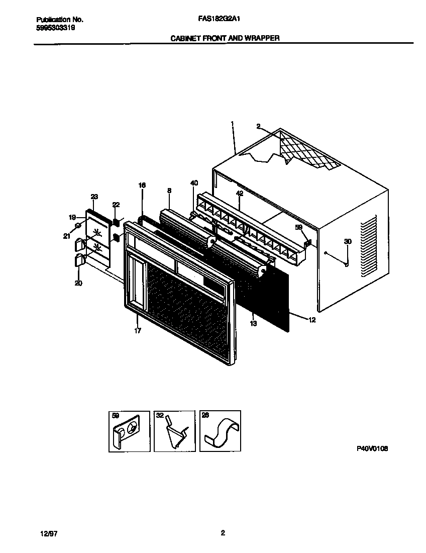 02 - CABINET FRONT AND WRAPPER