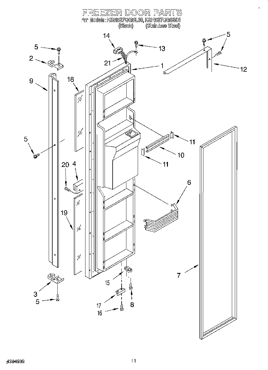 07 - FREEZER DOOR