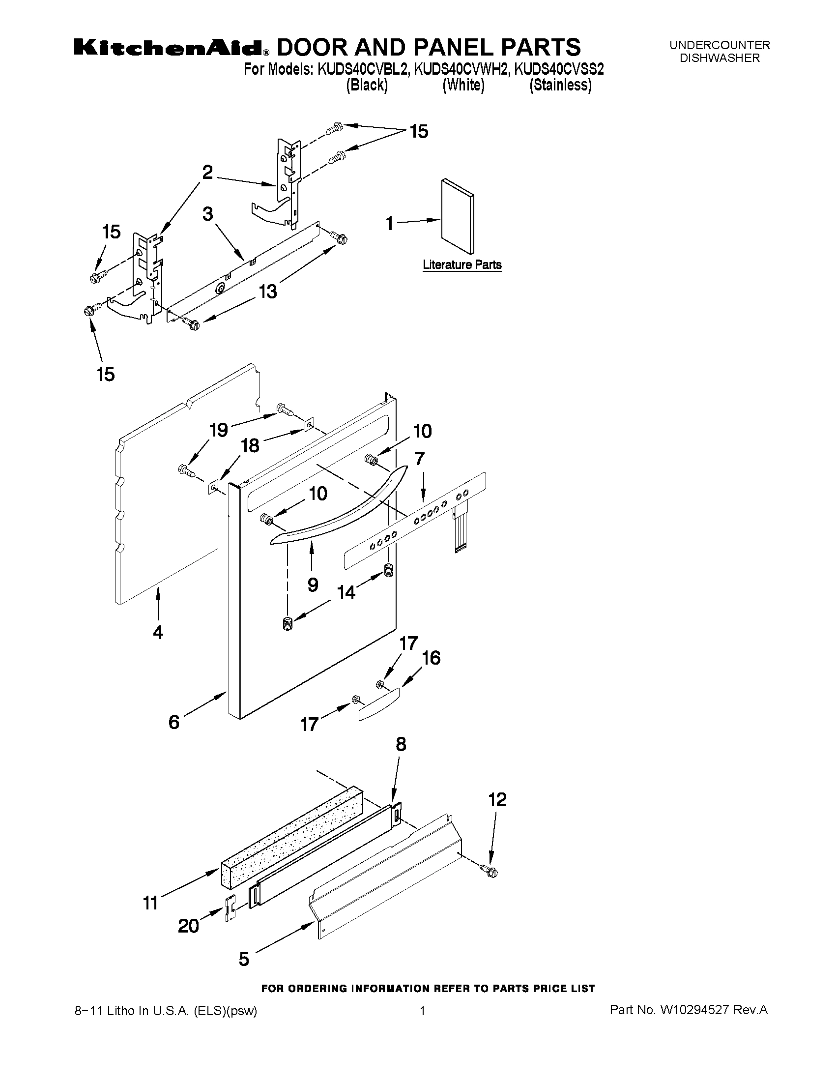 01 - DOOR AND PANEL PARTS