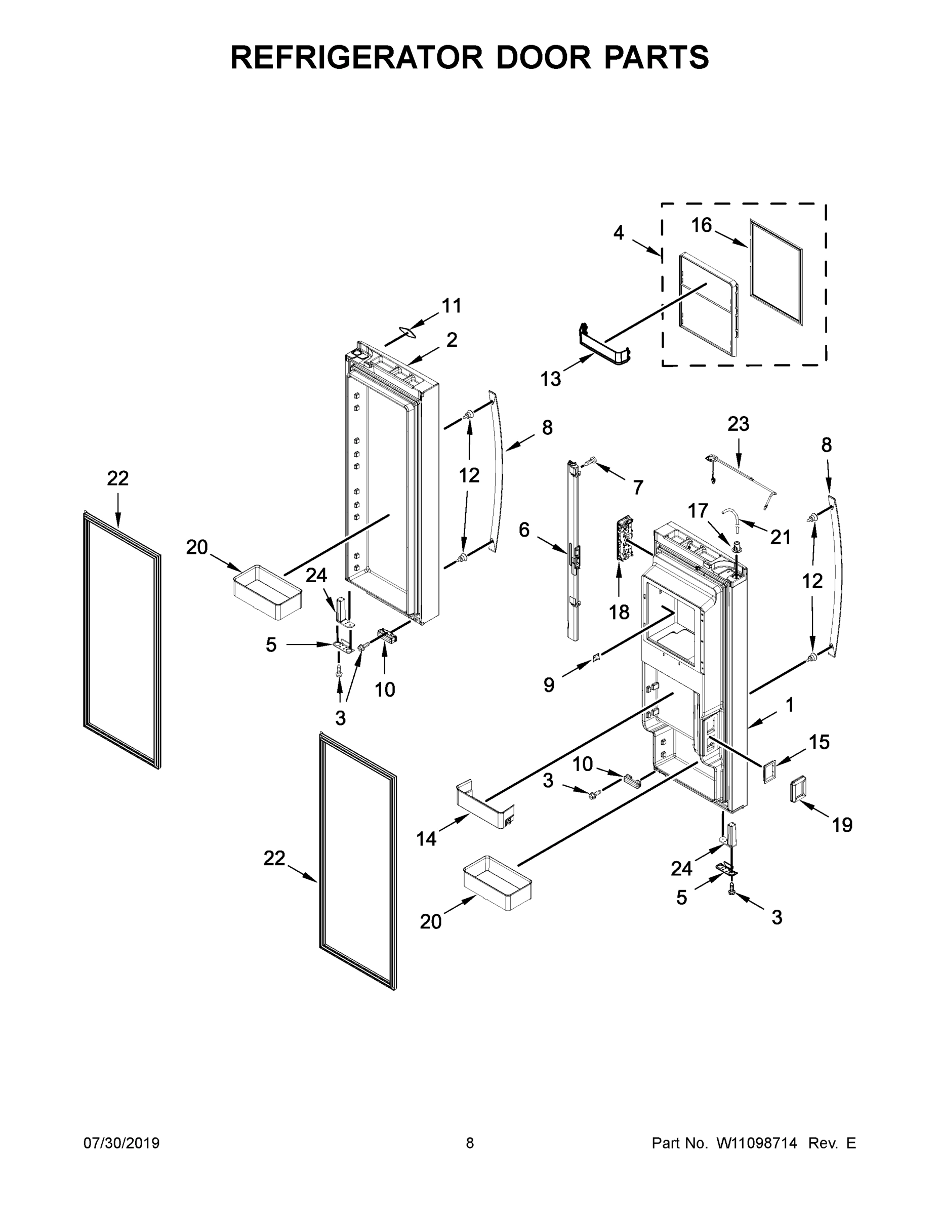 05 - REFRIGERATOR DOOR PARTS