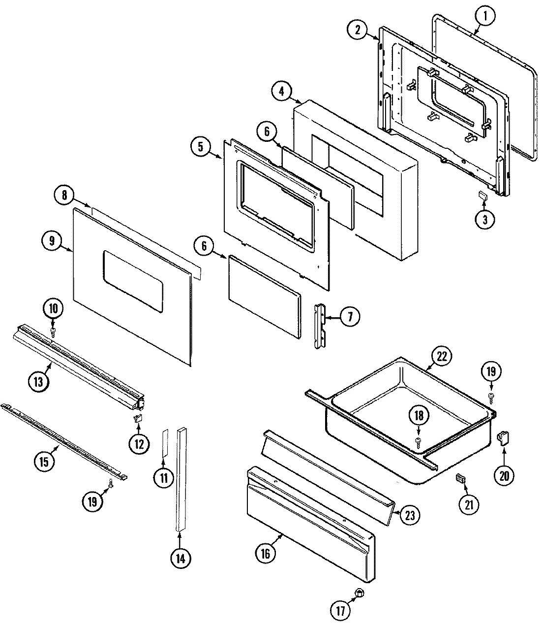 03 - DOOR/DRAWER (SER. PRE. 10 3448XTS)