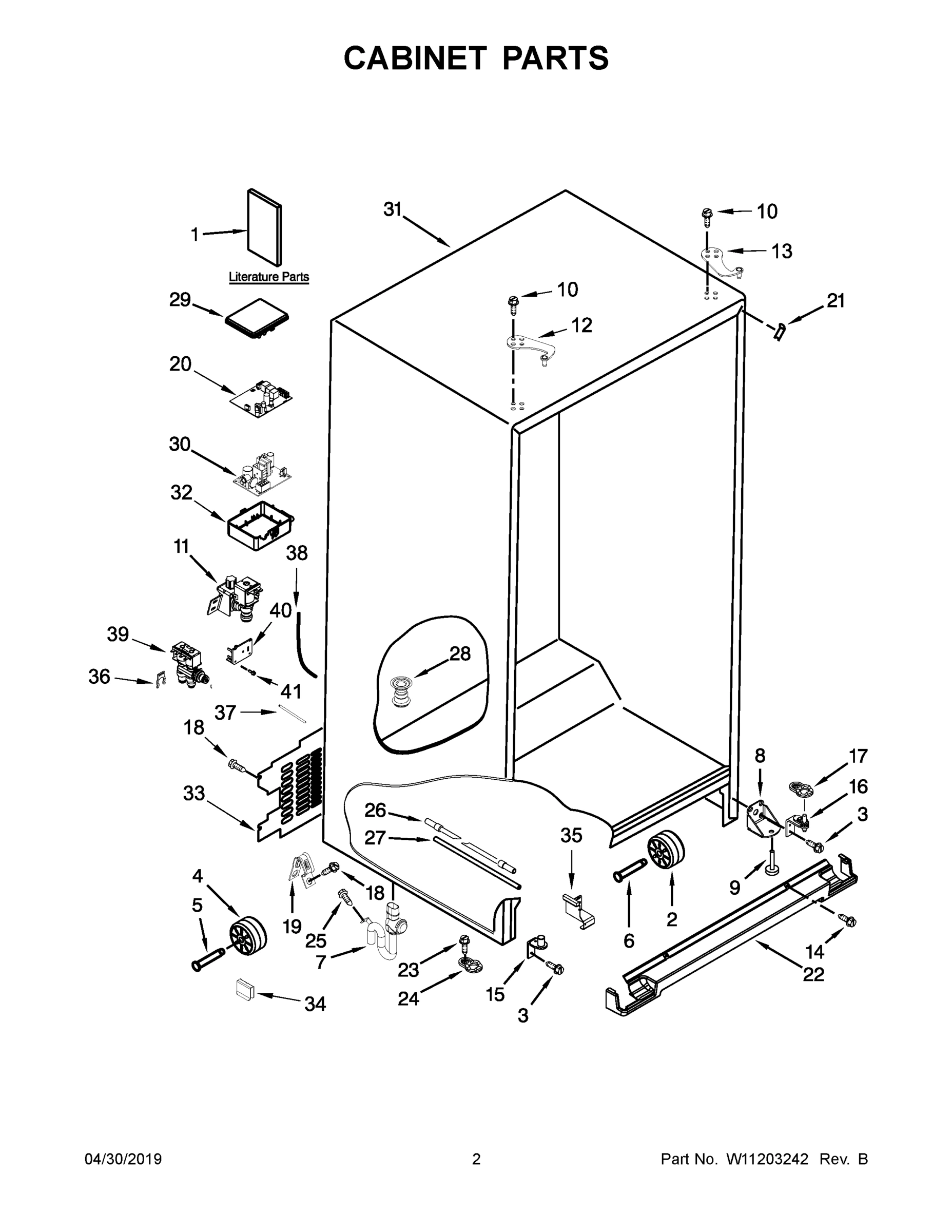 02 - CABINET PARTS