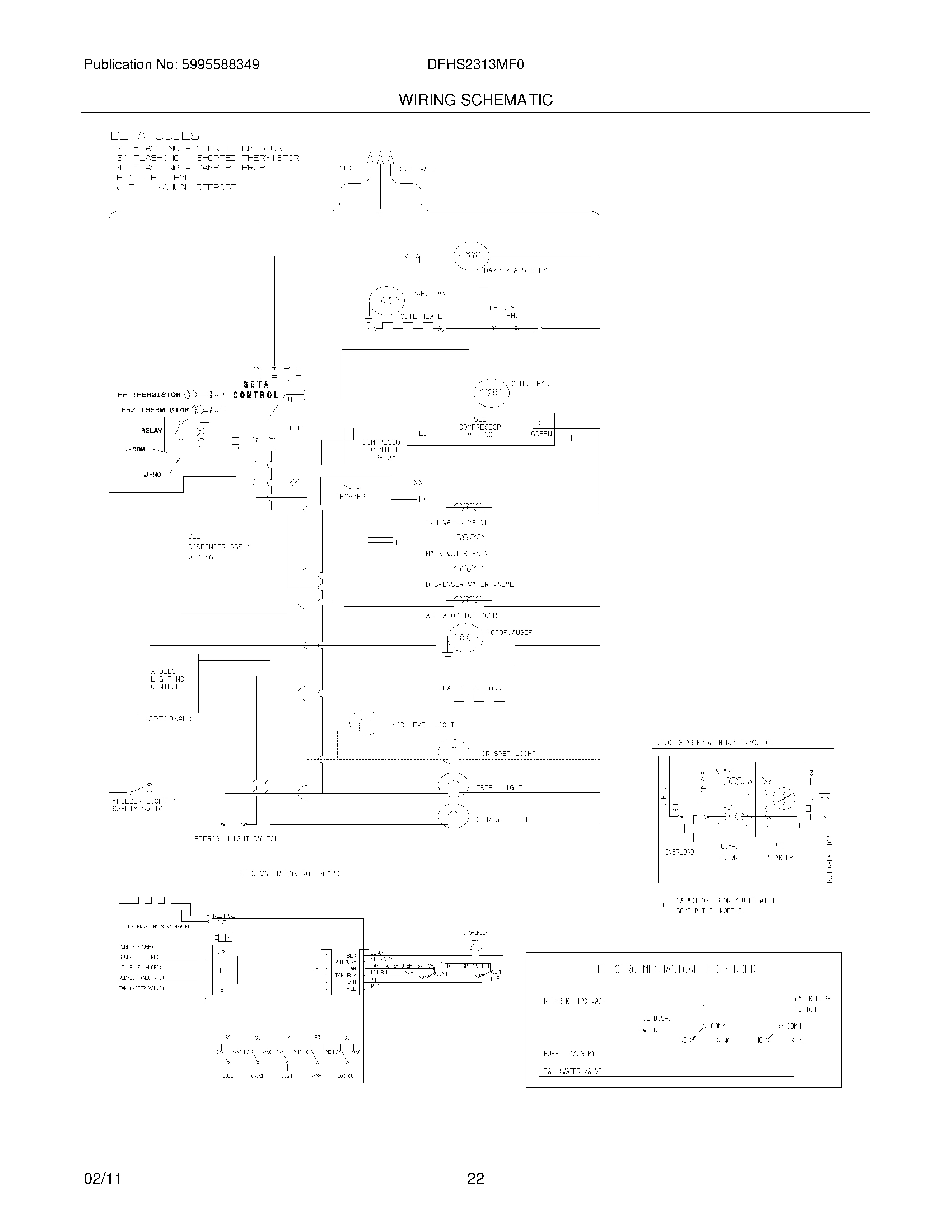 22 - WIRING SCHEMATIC