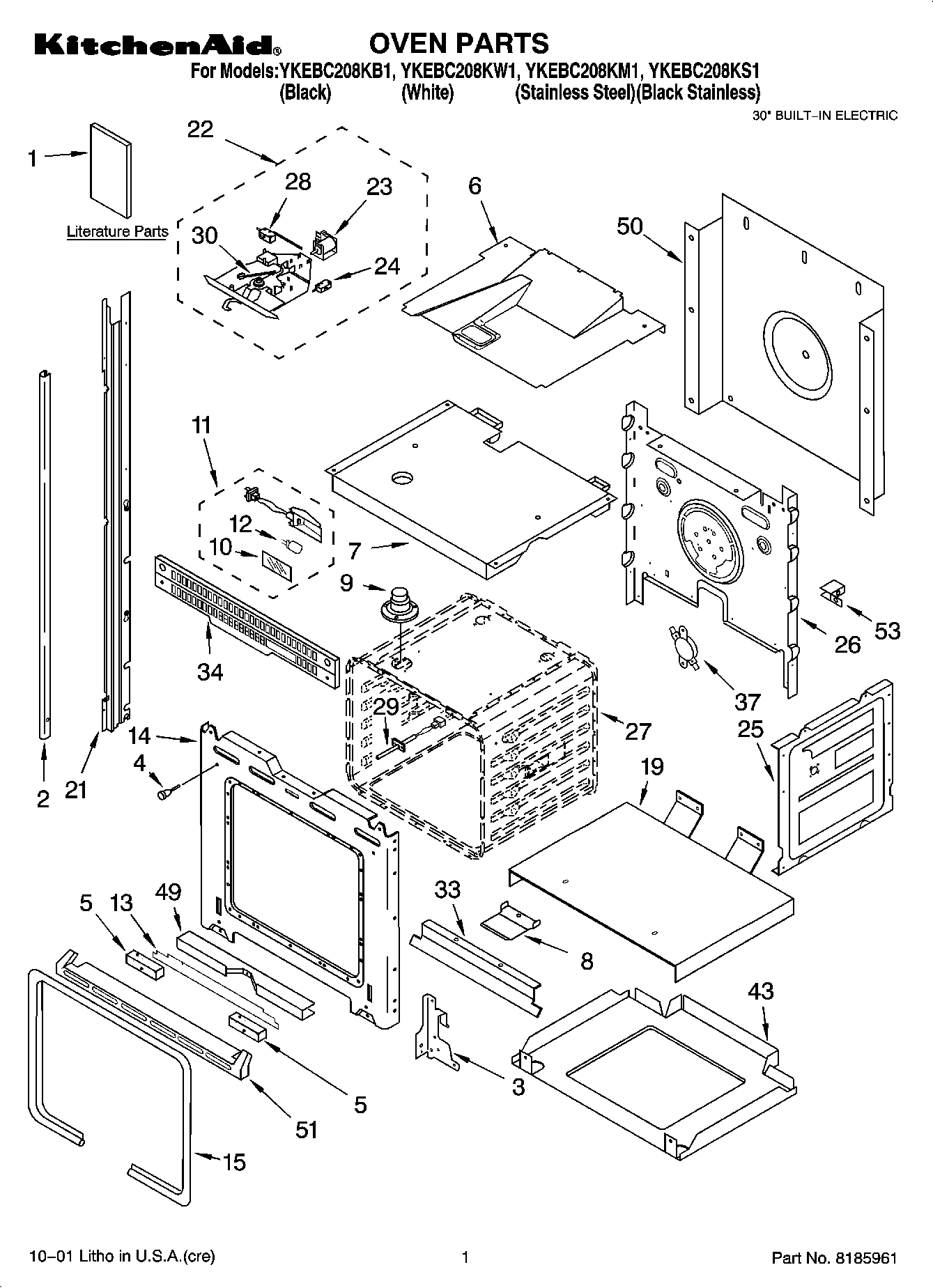 01 - OVEN PARTS