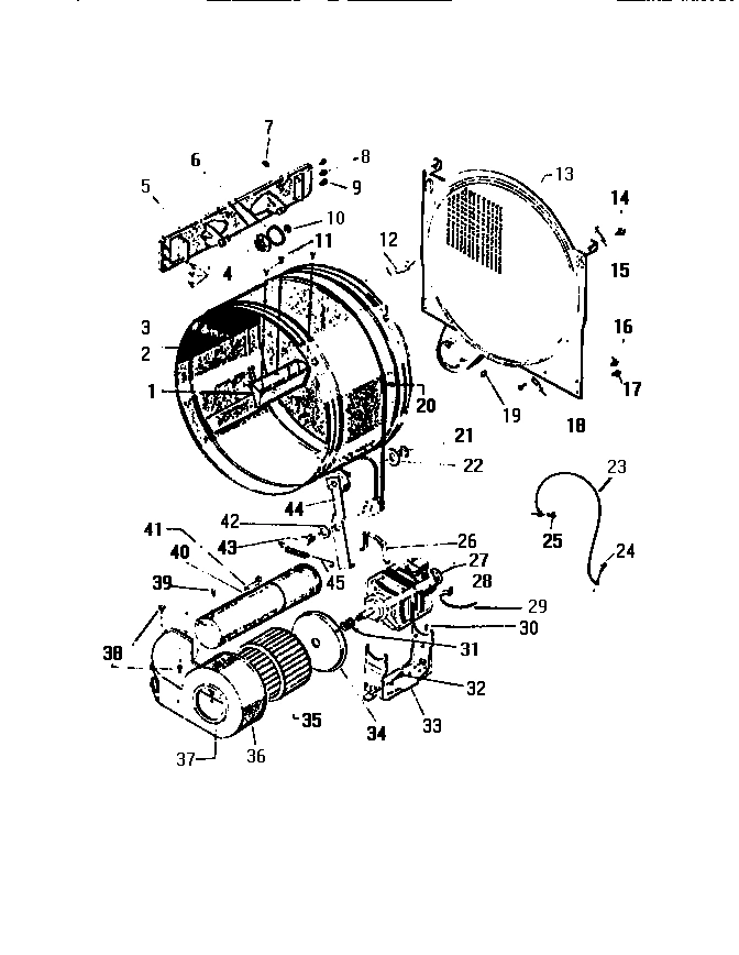 04 - DRUM AND MAIN MOTOR