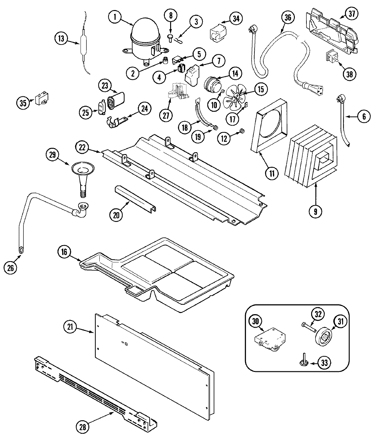 01 - COMPRESSOR (GC2228EEDB/W/3/5/9-REV 10)