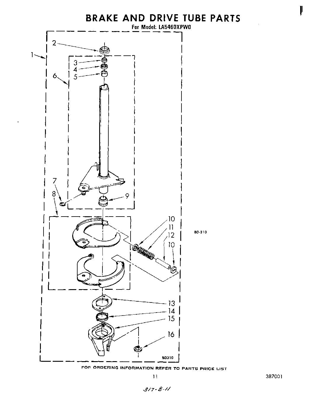 09 - BRAKE AND DRIVE TUBE