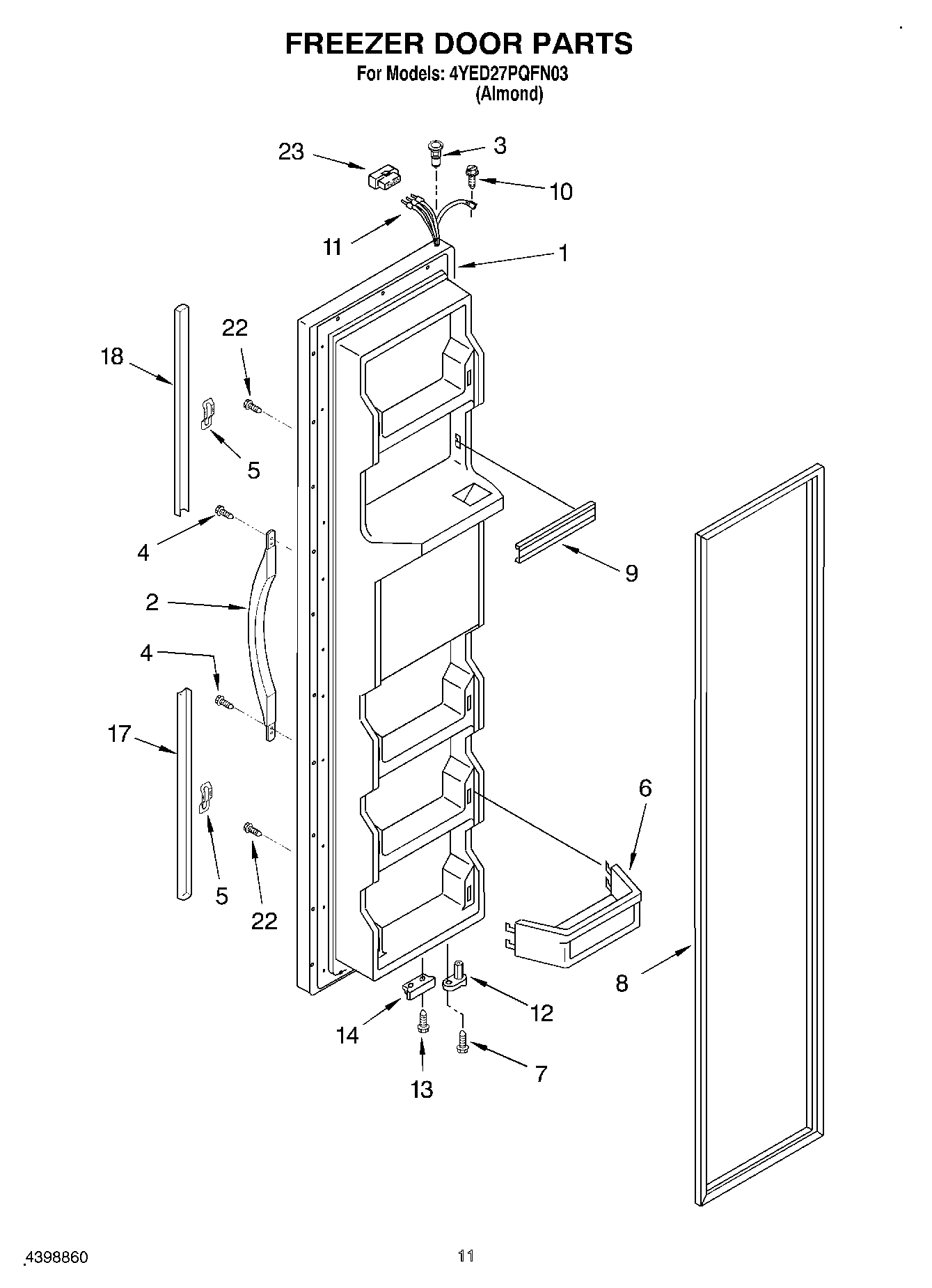 07 - FREEZER DOOR