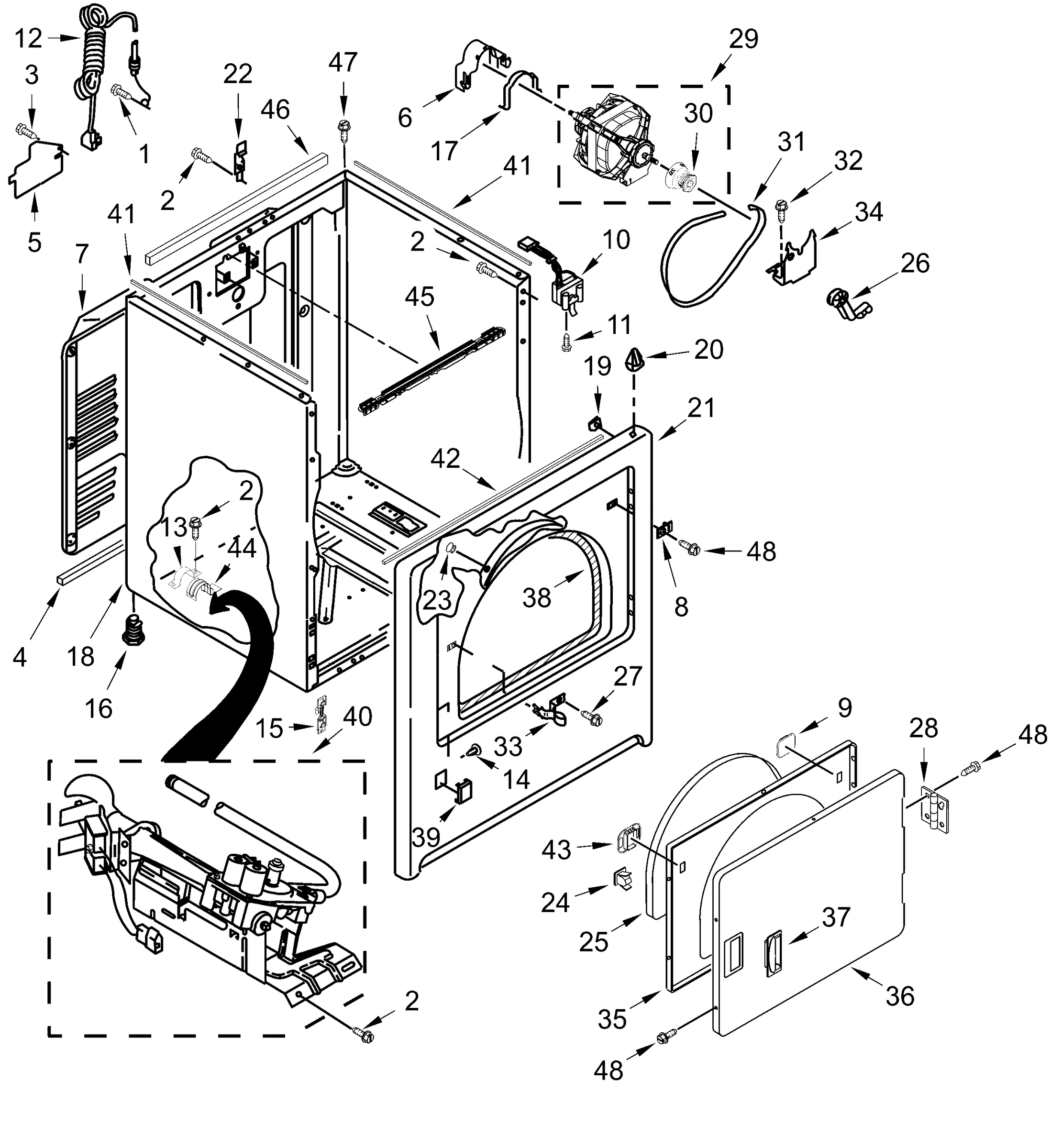 CABINET PARTS