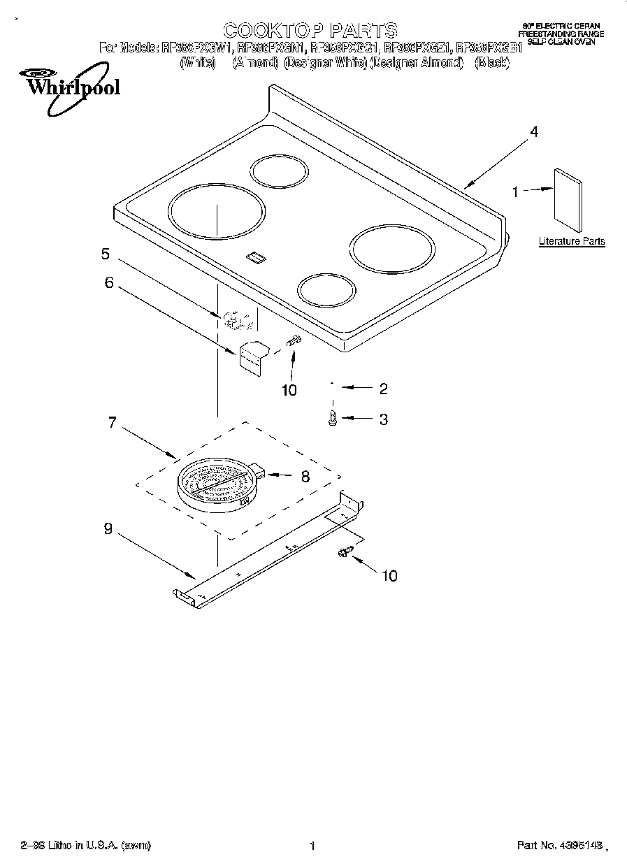 01 - COOKTOP, LITERATURE