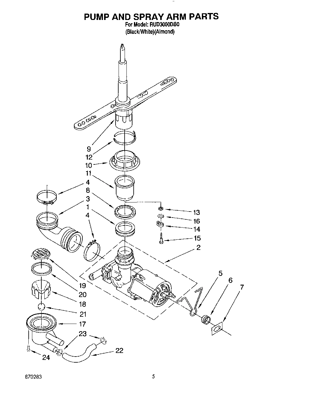 04 - PUMP AND SPRAY ARM
