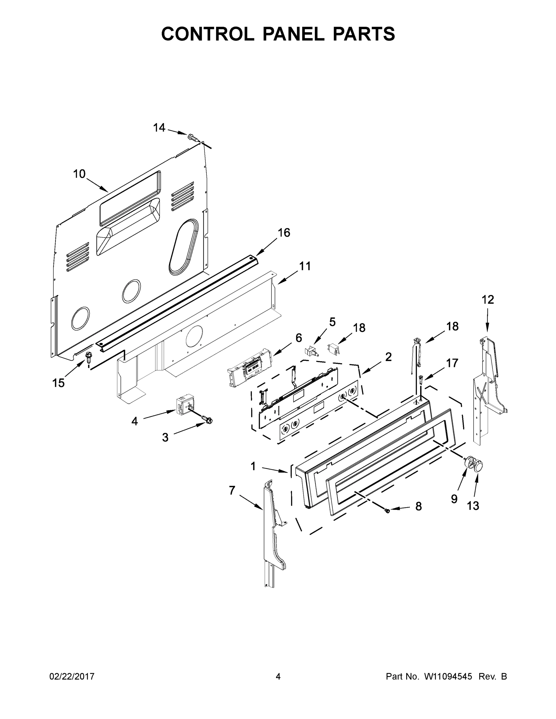 03 - CONTROL PANEL PARTS