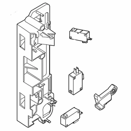 DE96-00115A Samsung Latch Assembly