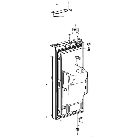 DA91-04569G Samsung Refrigerator Left Door Fo