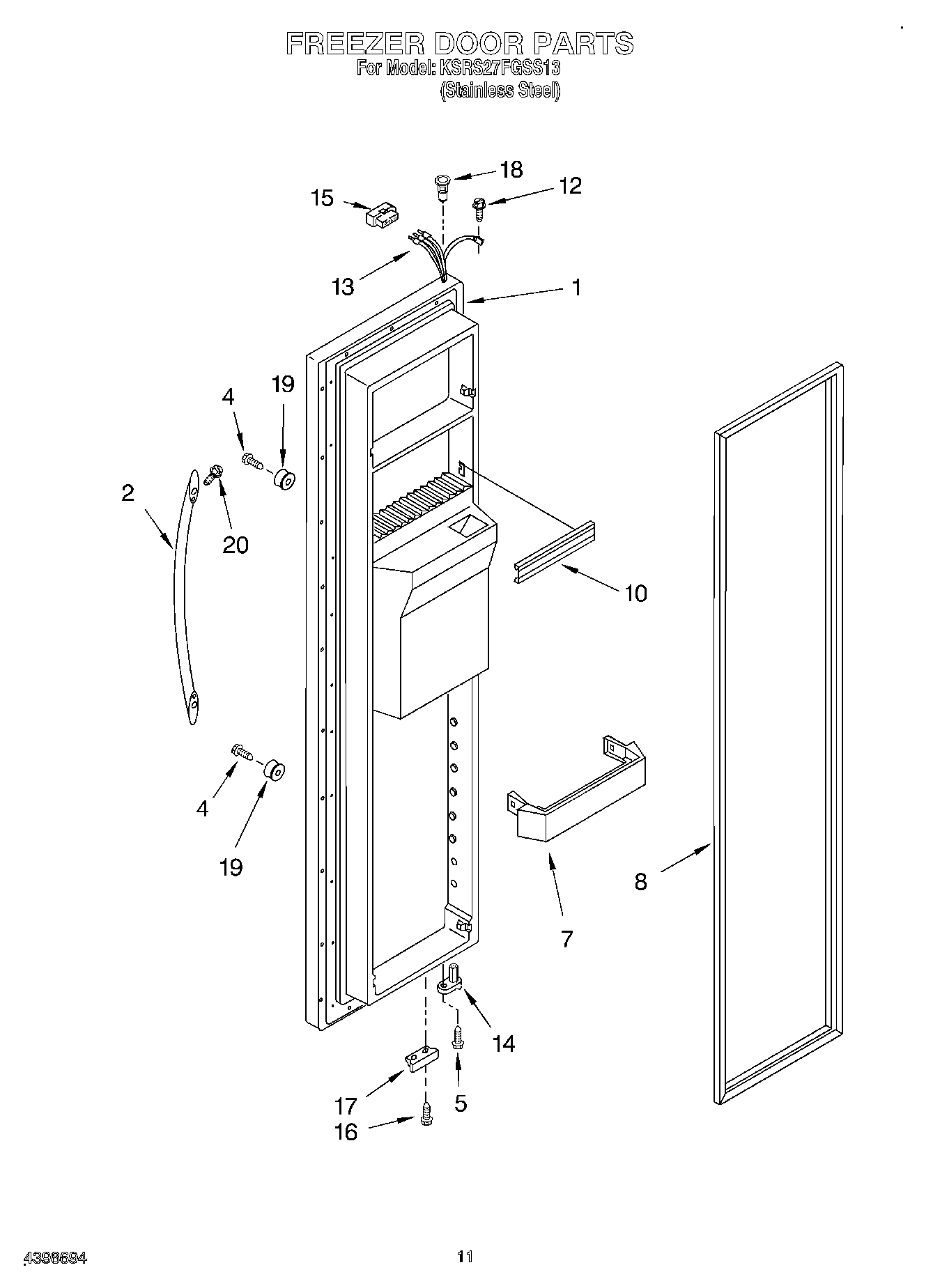 07 - FREEZER DOOR