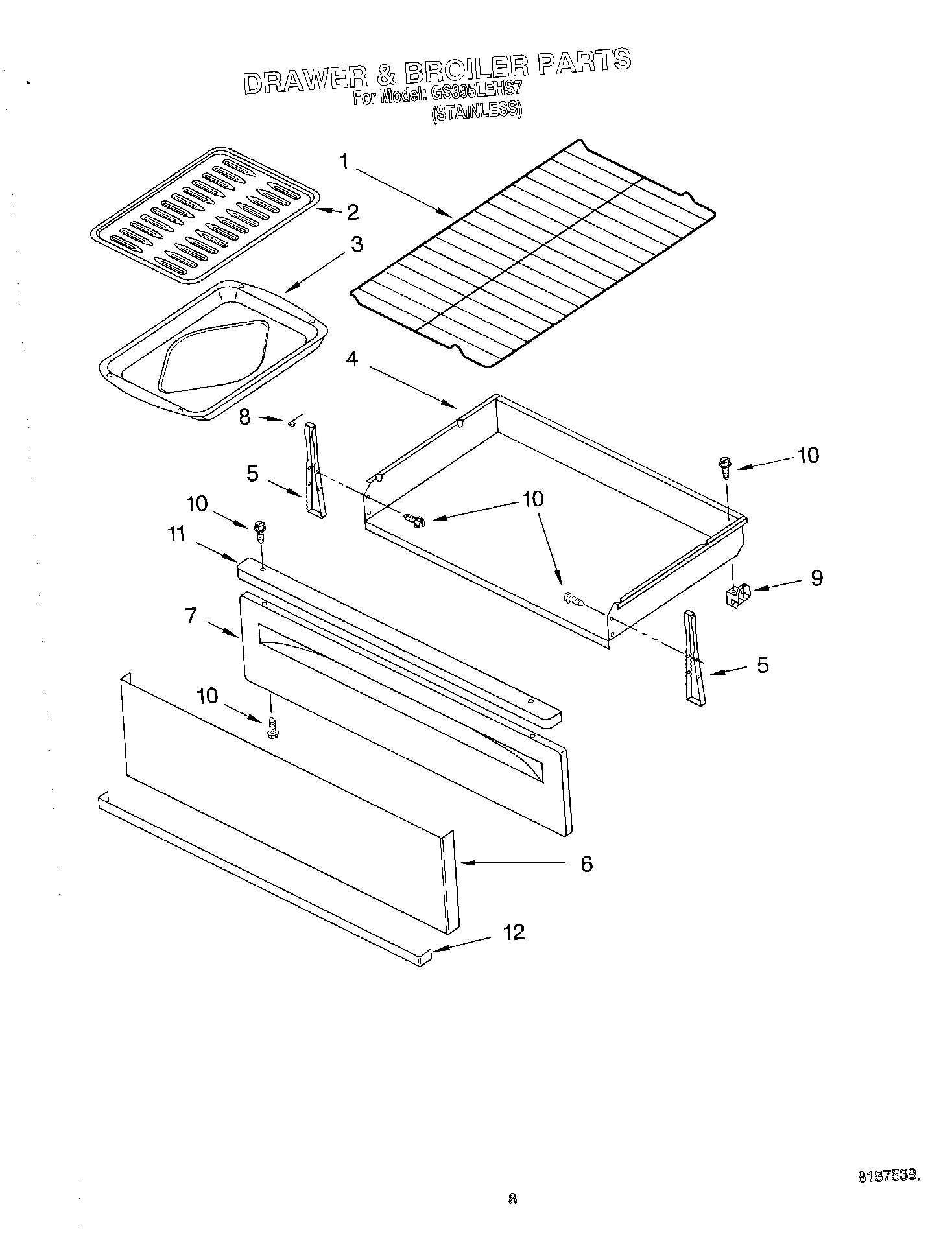 06 - DRAWER AND BROILER, OPTIONAL