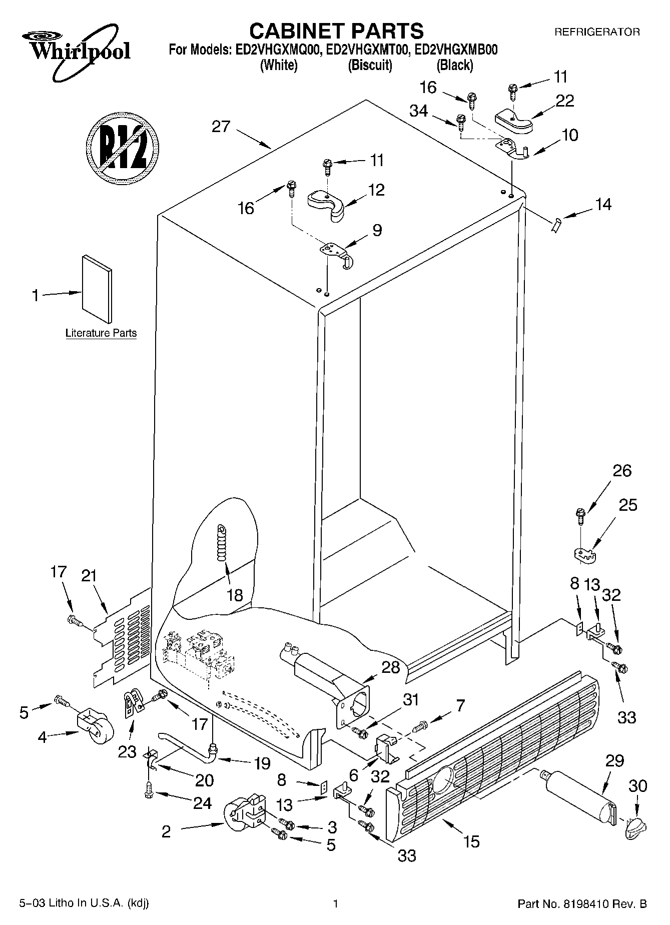 01 - CABINET PARTS