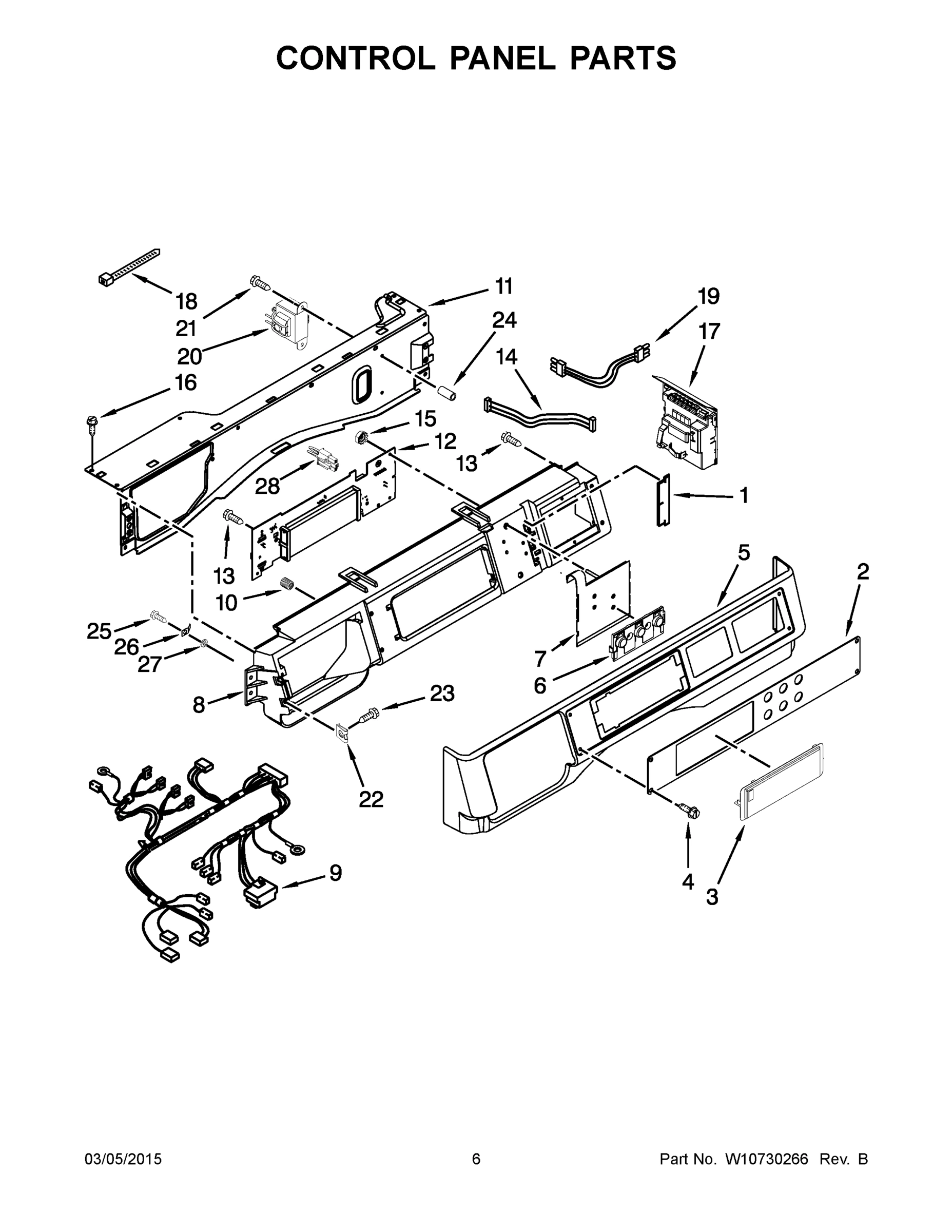 04 - CONTROL PANEL PARTS