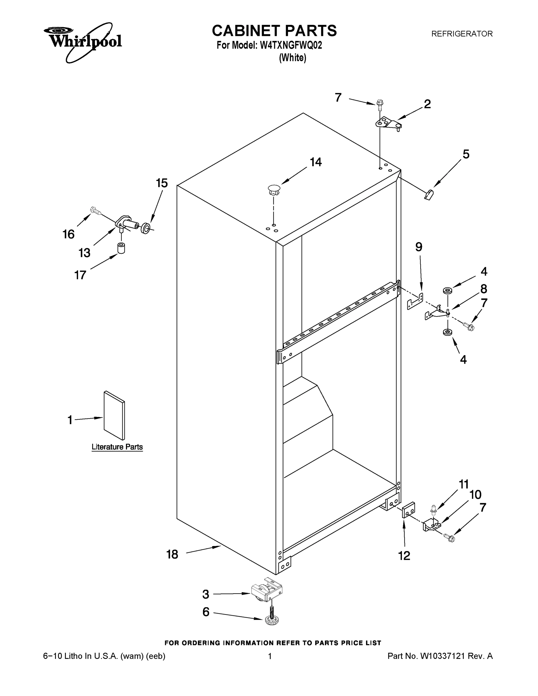 01 - CABINET PARTS