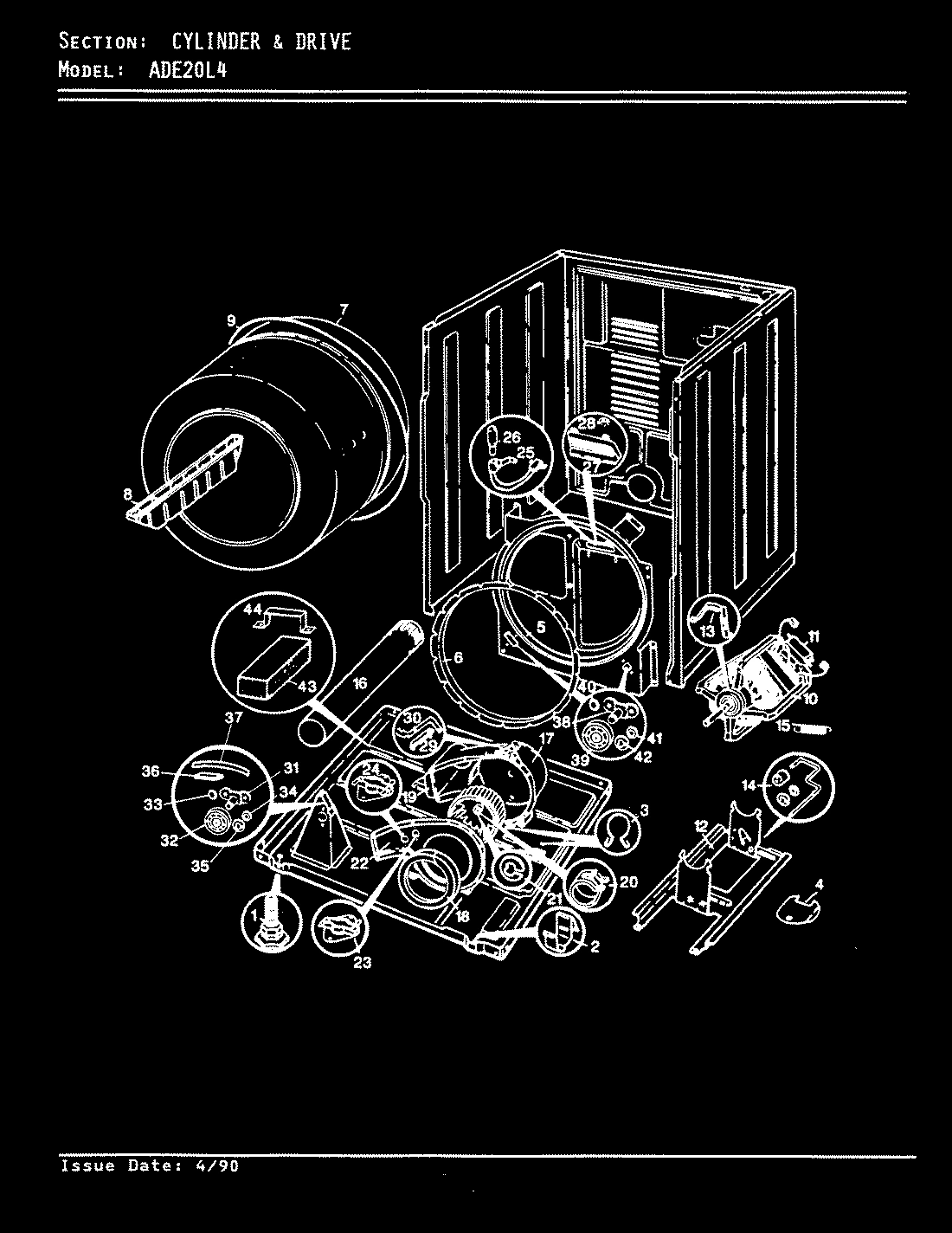 02 - CYLINDER & DRIVE (REV. A-D)