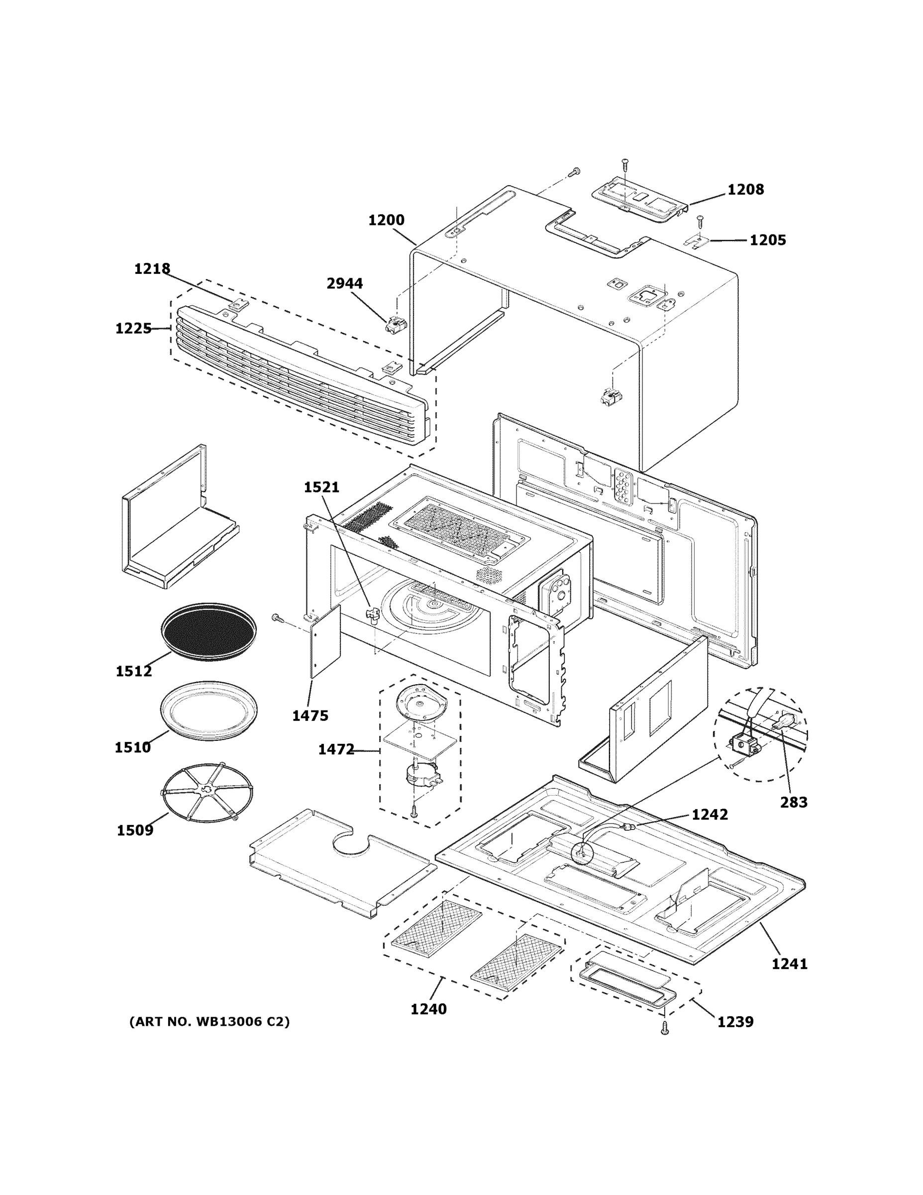 OVEN CAVITY PARTS
