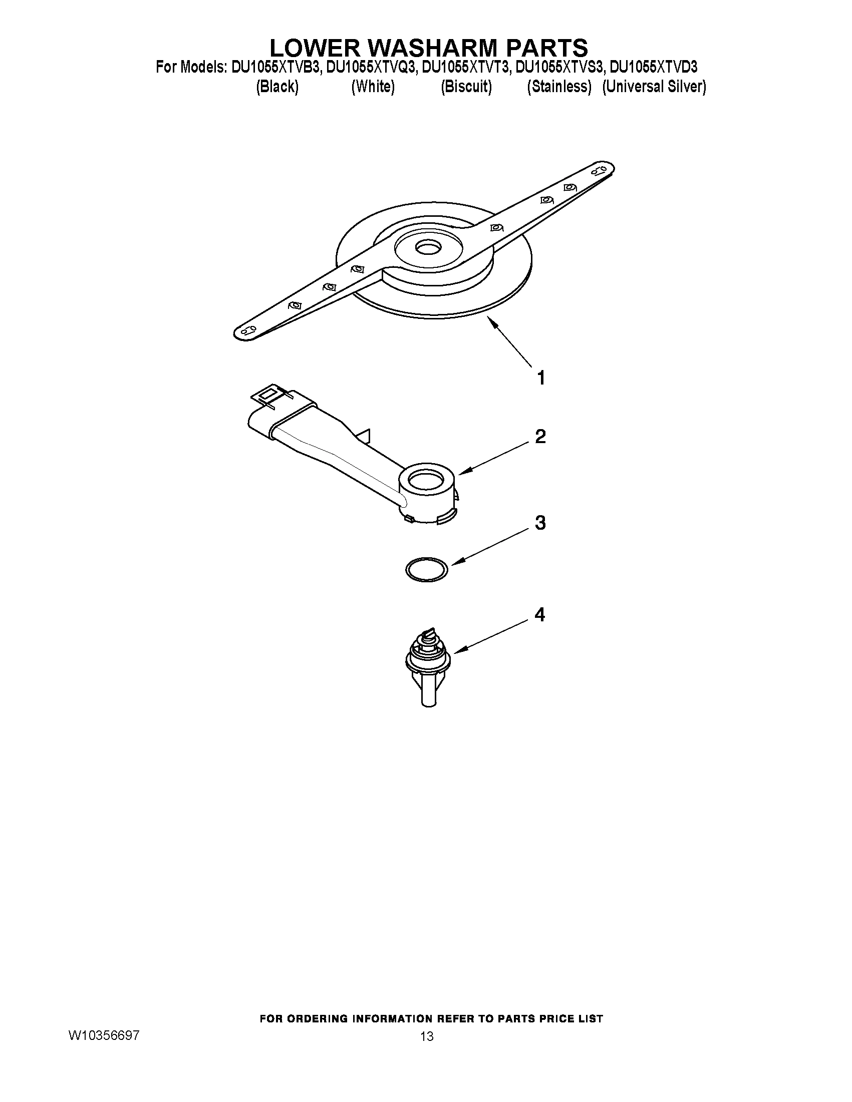 11 - LOWER WASHARM PARTS