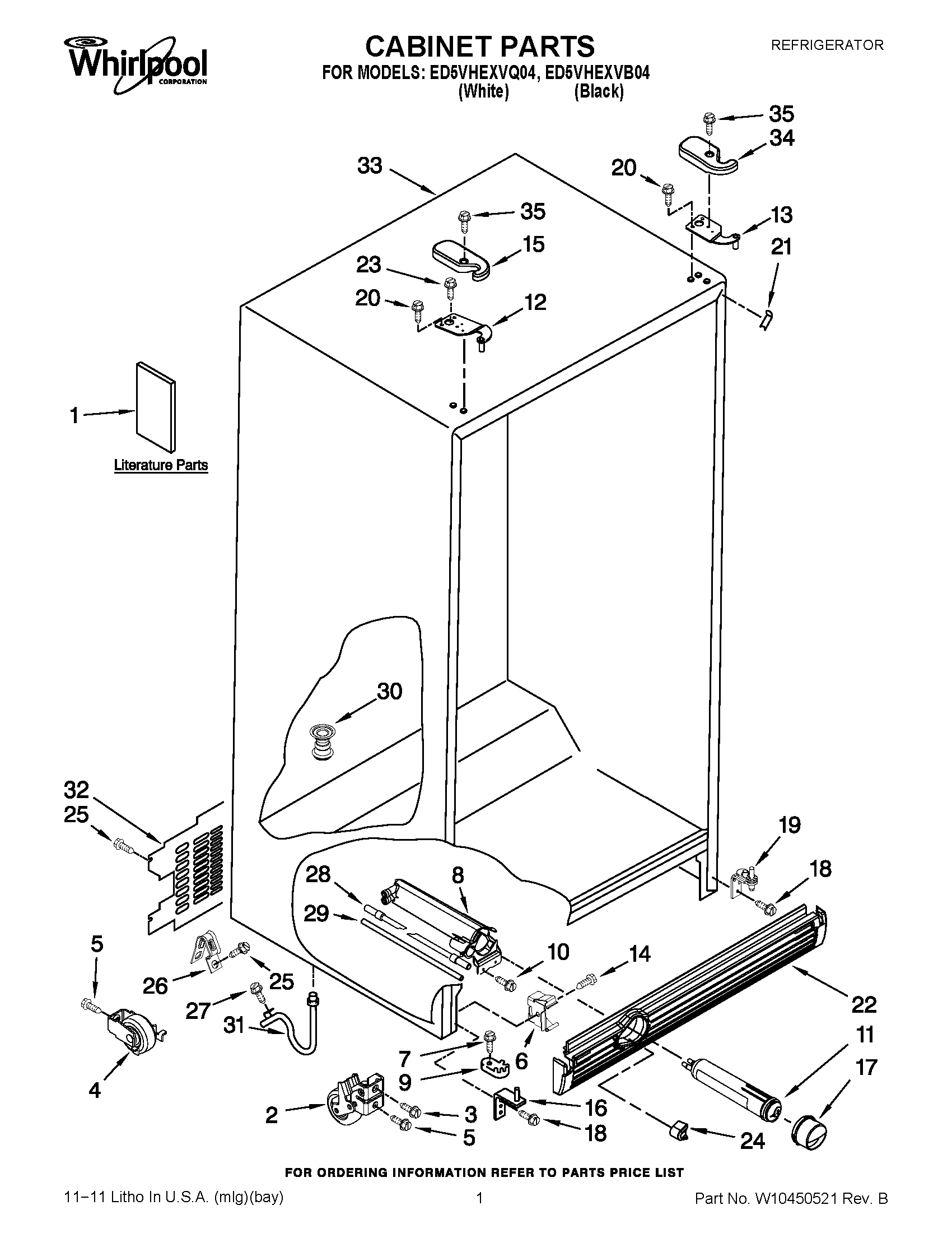 01 - CABINET PARTS