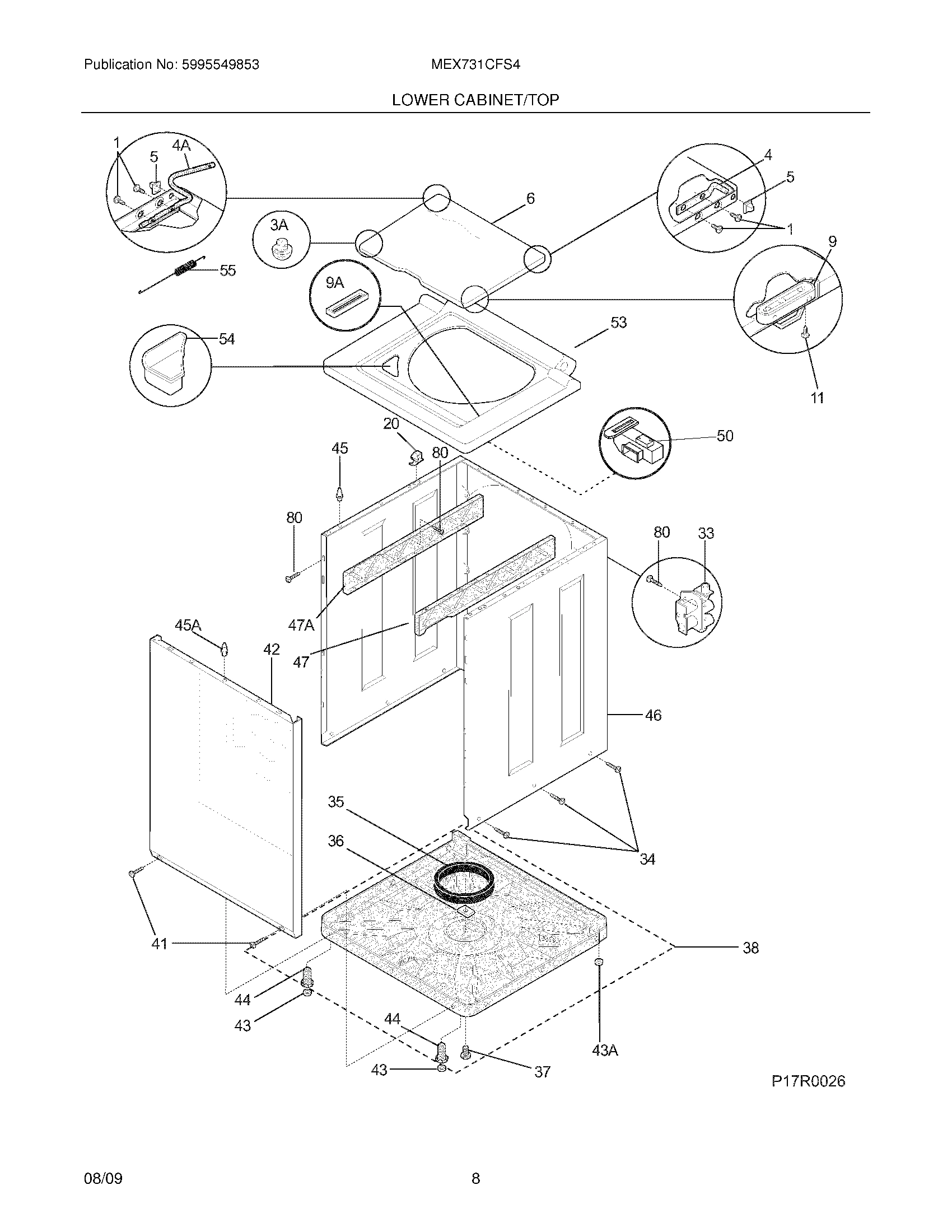 09 - LOWER CABINET/TOP