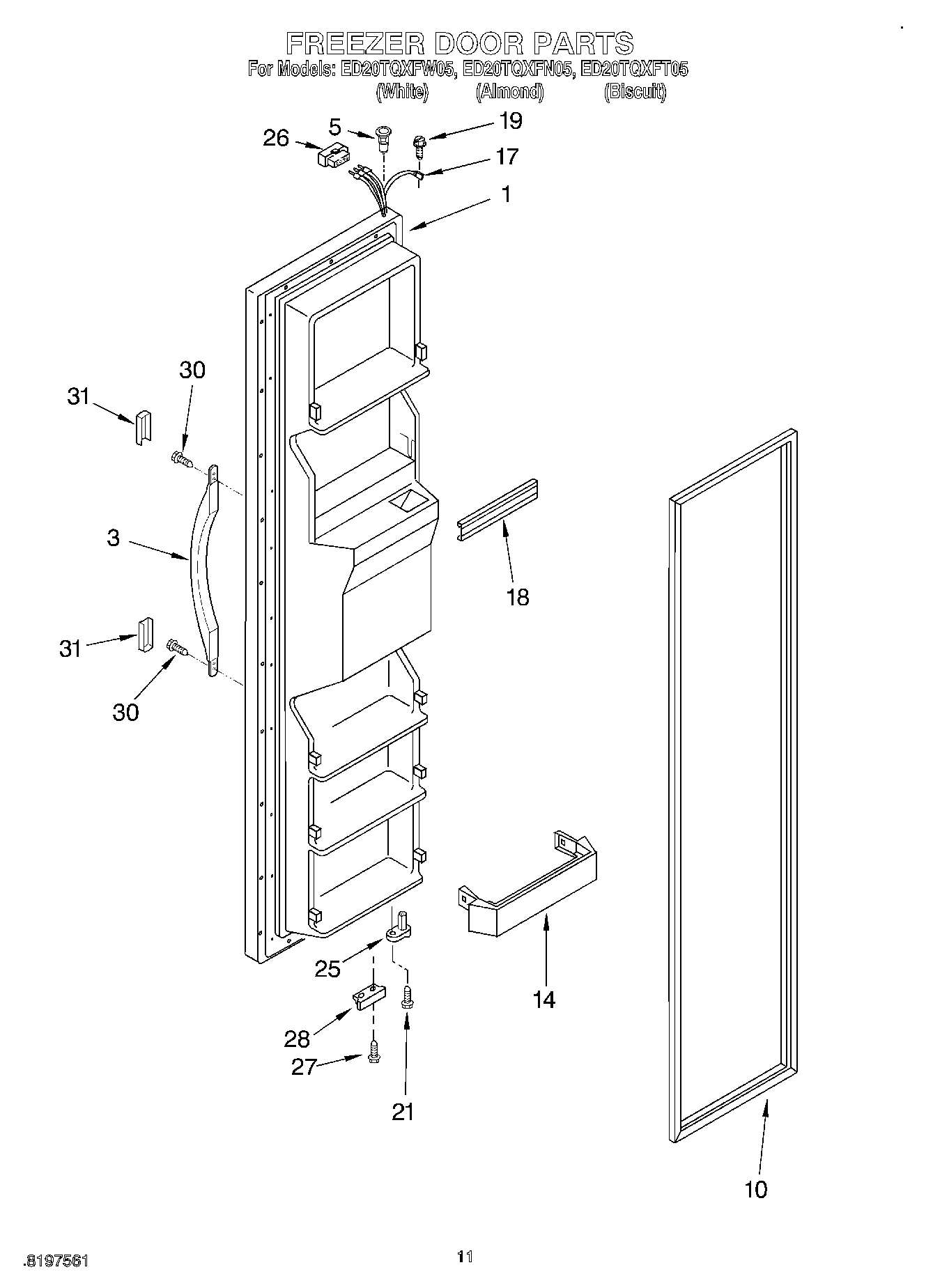 07 - FREEZER DOOR