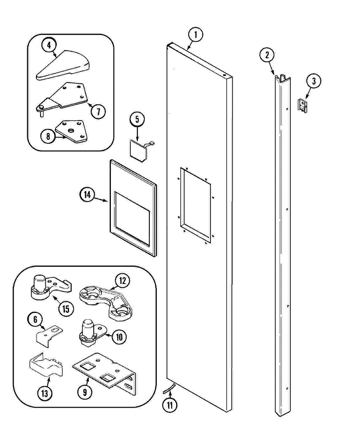 06 - FREEZER OUTER DOOR (MSD2756GES)